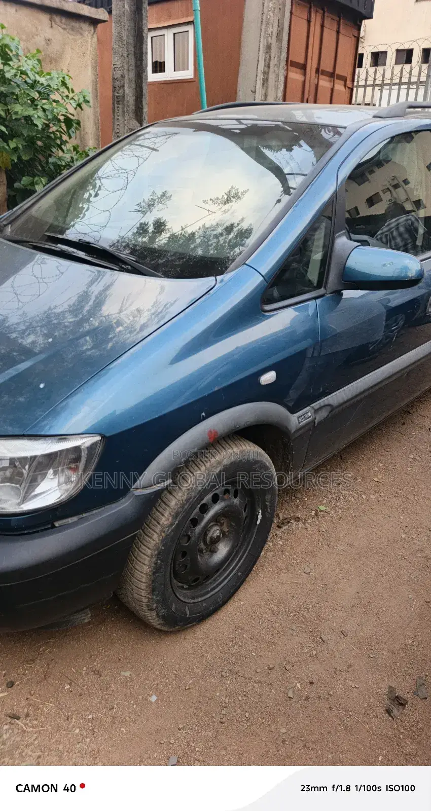 Opel Zafira 2002 Blue