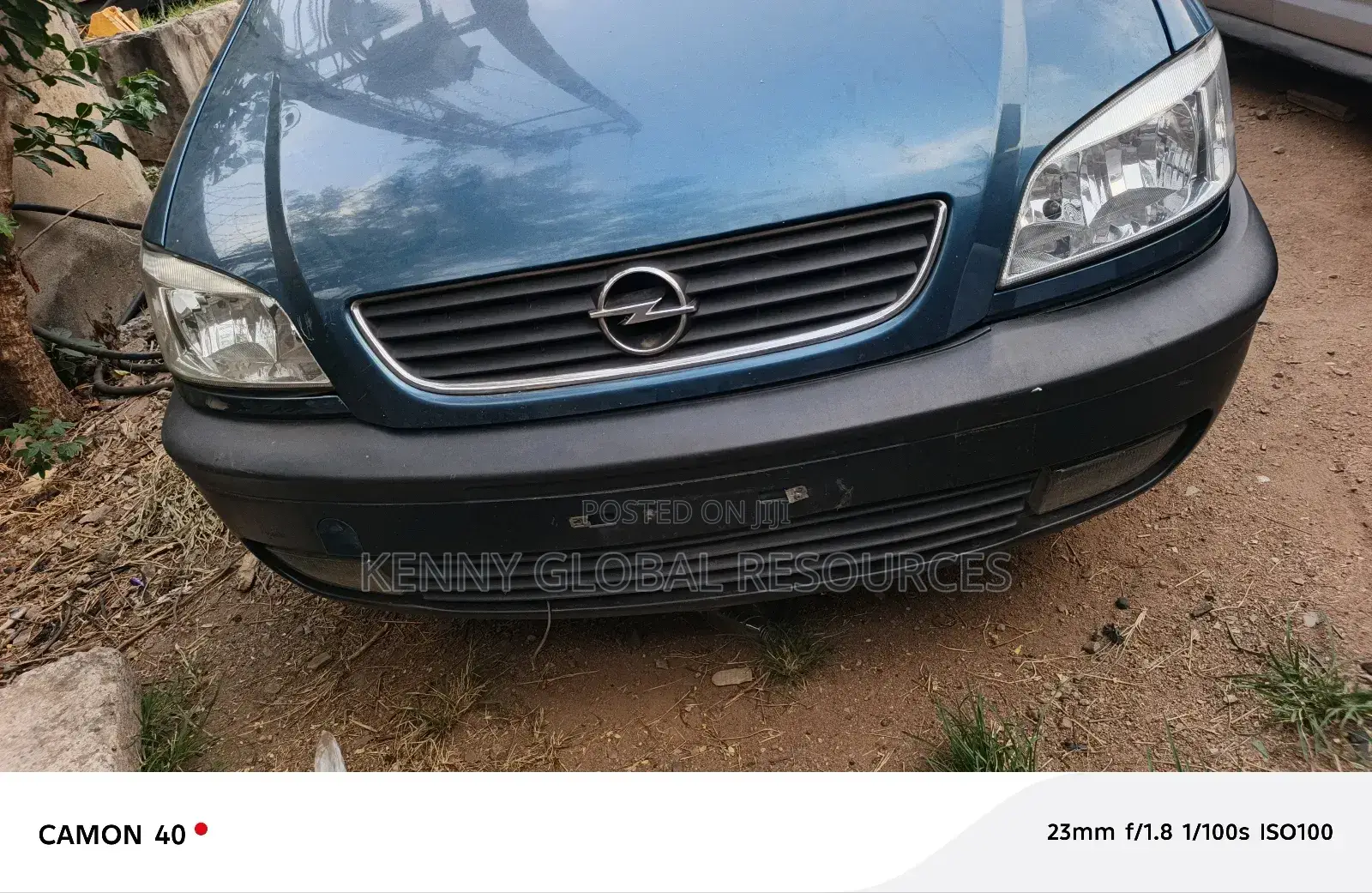 Opel Zafira 2002 Blue