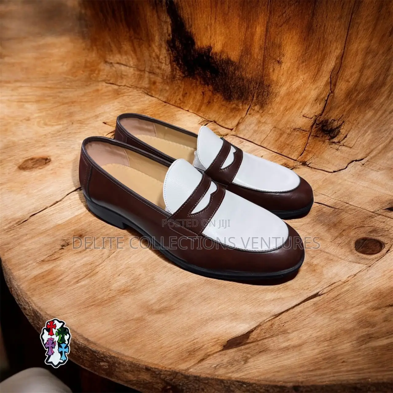 2nd Colour New Penny Loafers Shoe/White Brown /