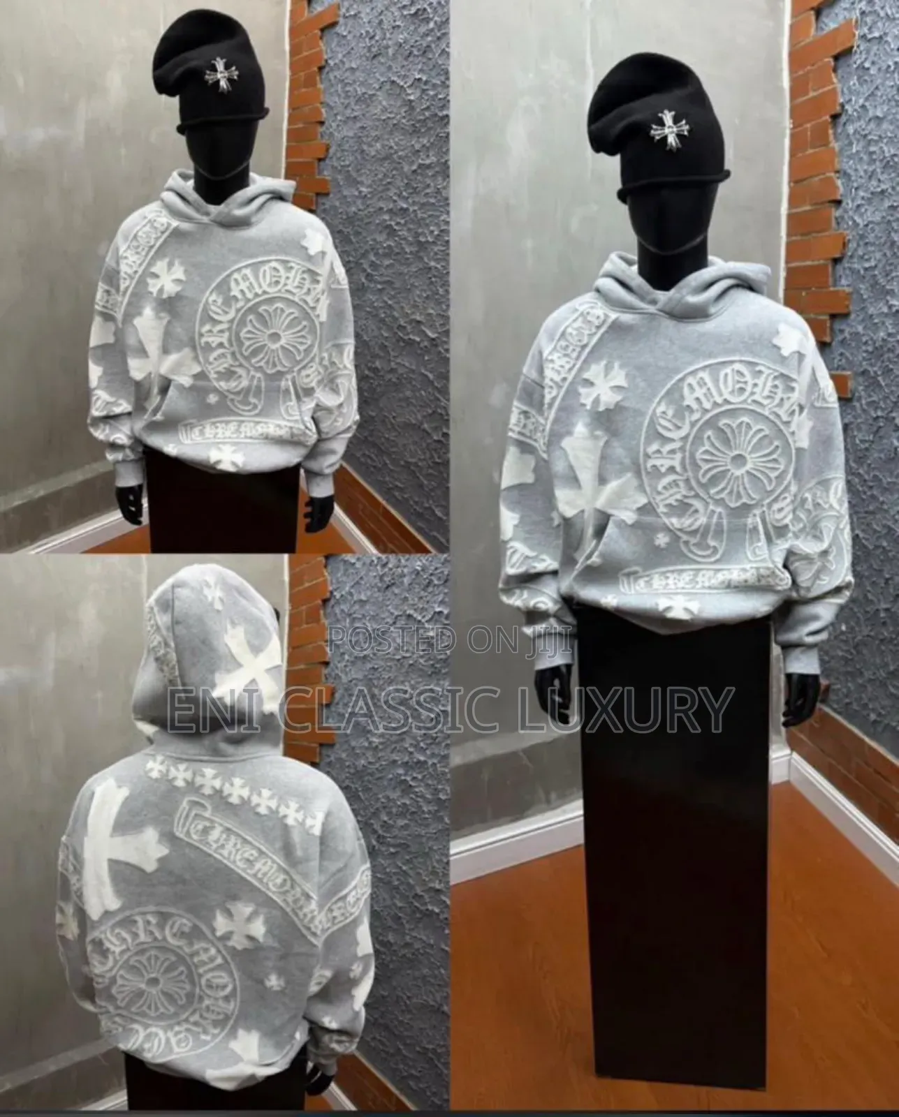 Best Quality Luxury Men's Hoodies Chrome Heart Well Banded