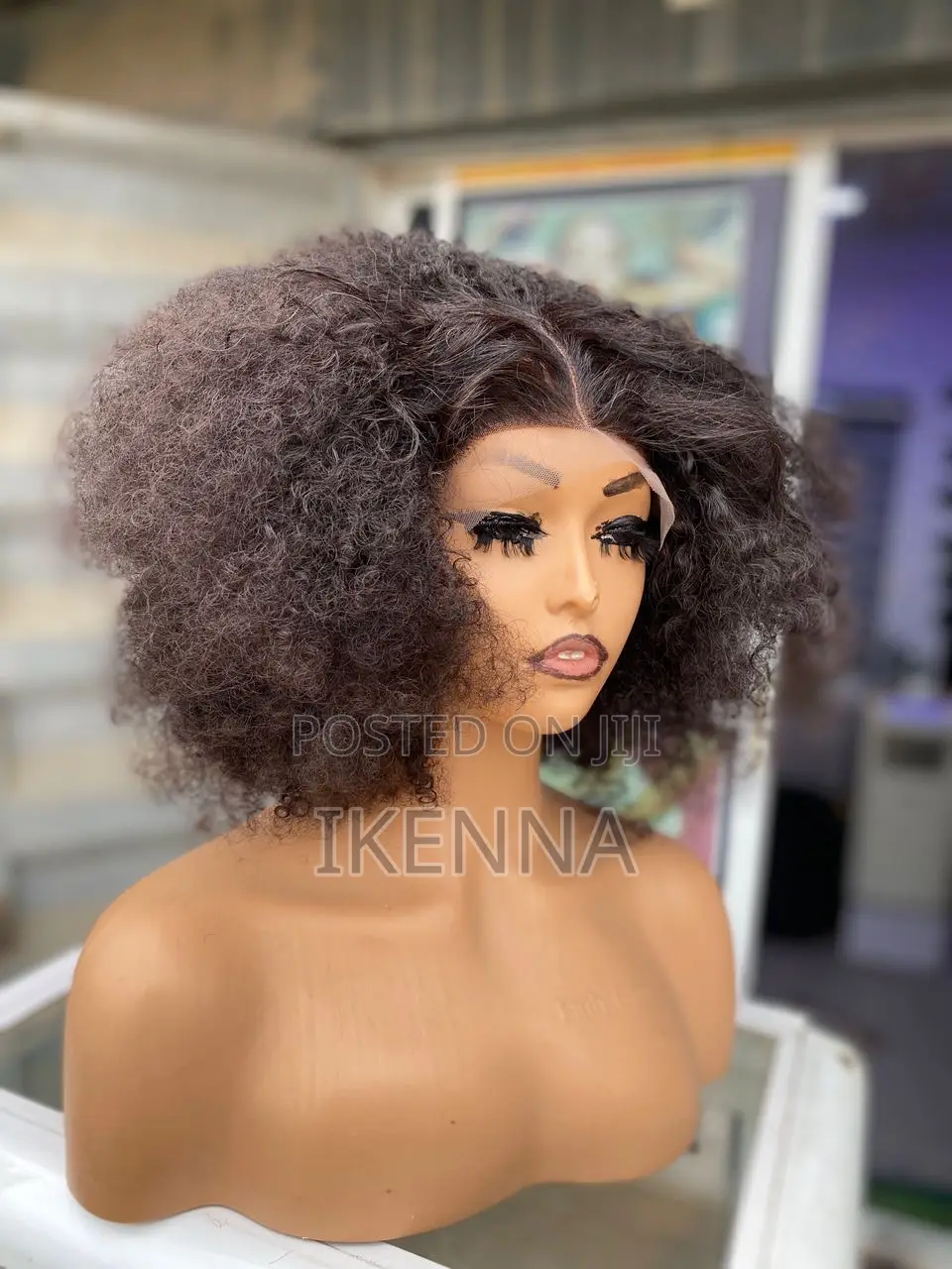 Full Afro Wig With a Closure