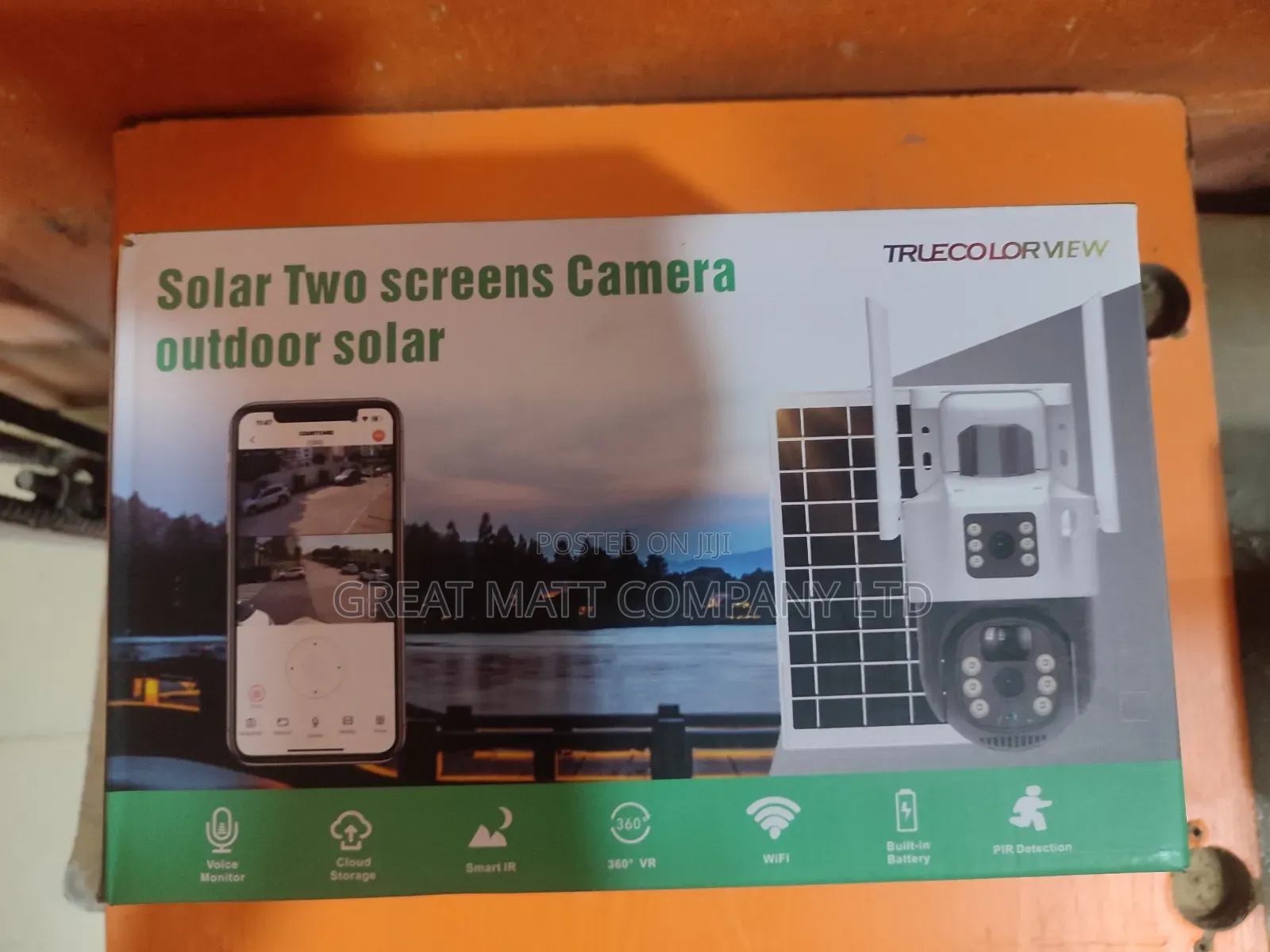 Solar Teo Screens Outdoor Camera