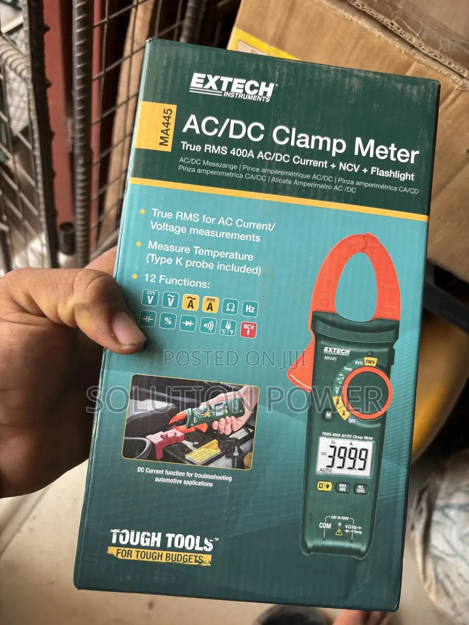 Extech 400aac/Dc Clamp Meter