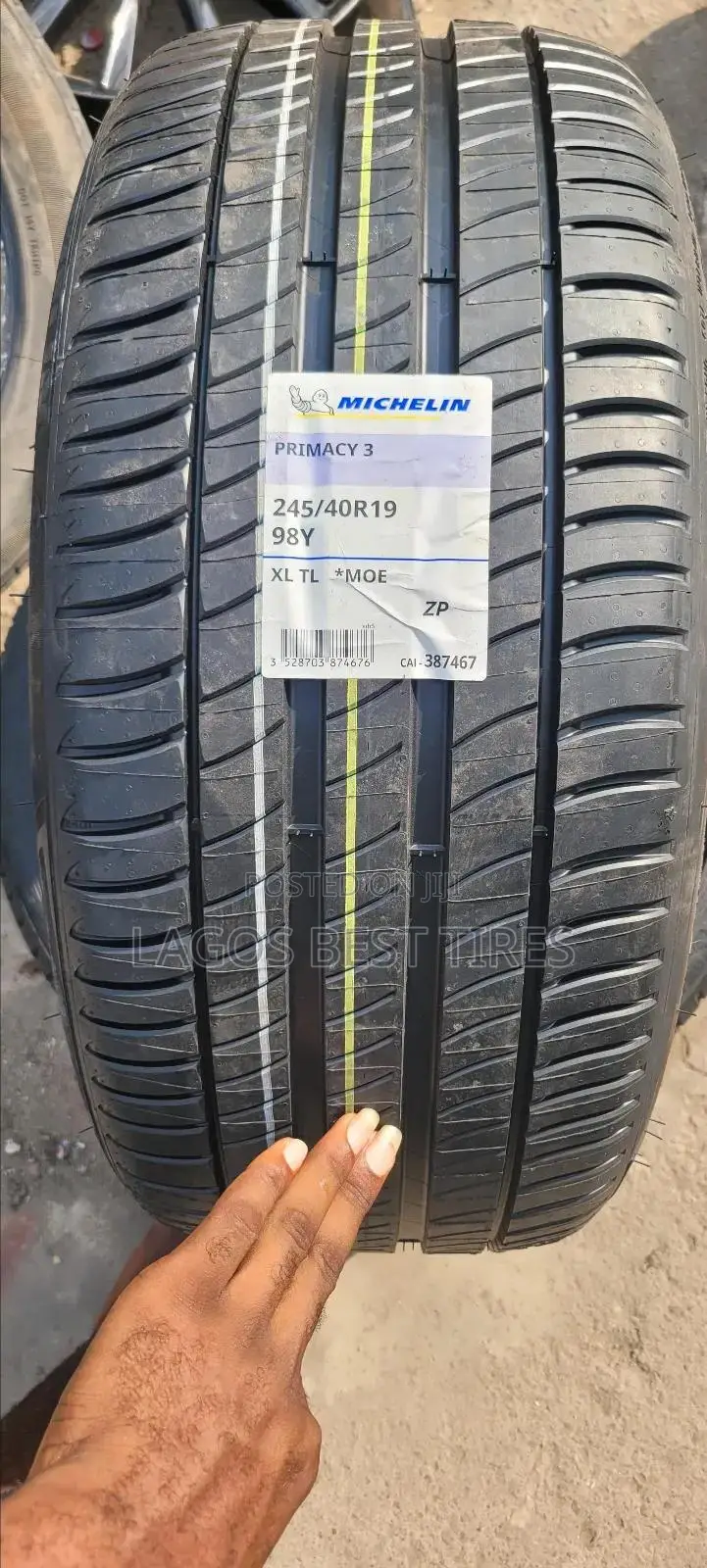 Michelin Primacy 3(Zp) Run-flat 245 40 19 With 18months Warranty