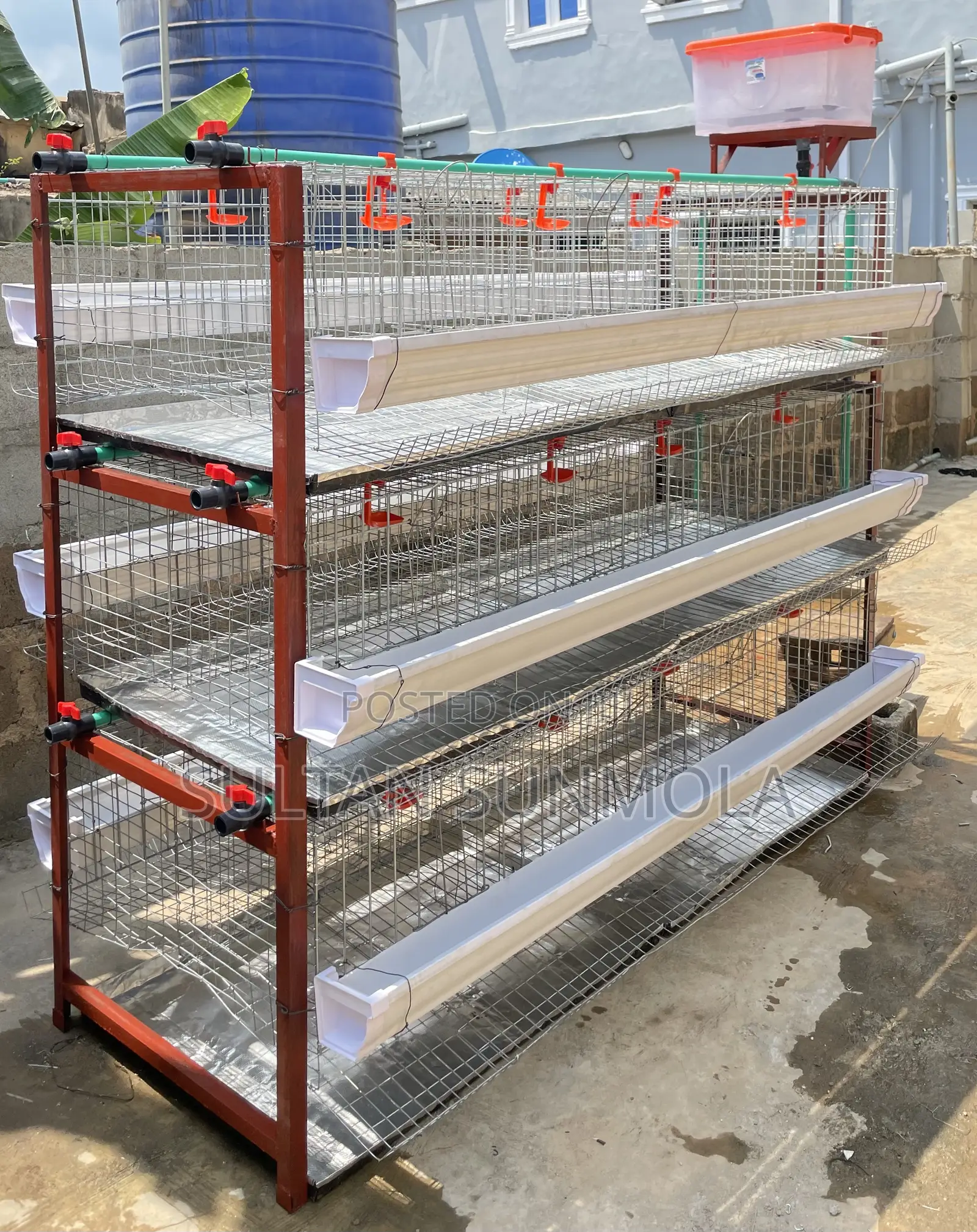 96 Birds Poultry Cage