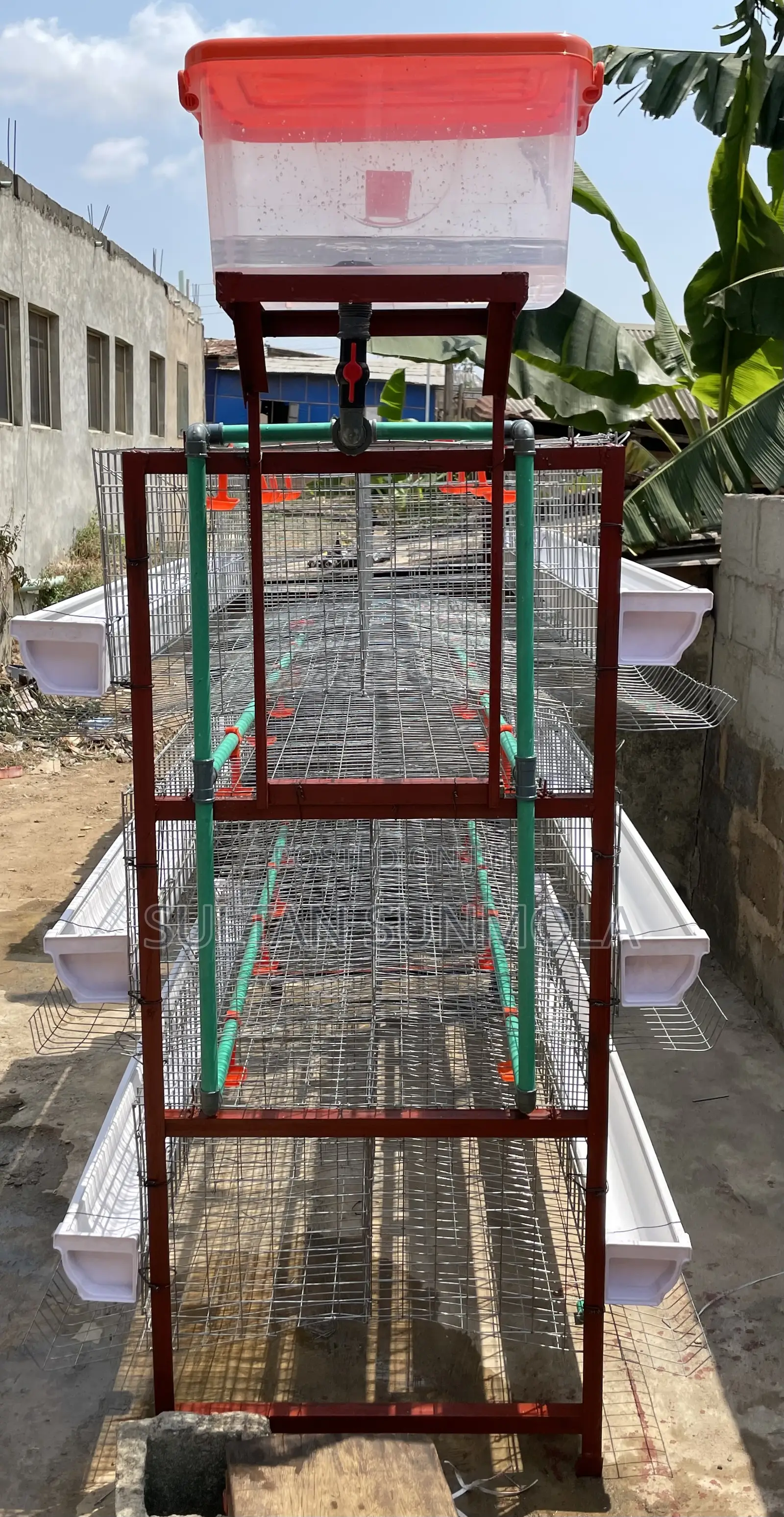 96 Birds Poultry Cage