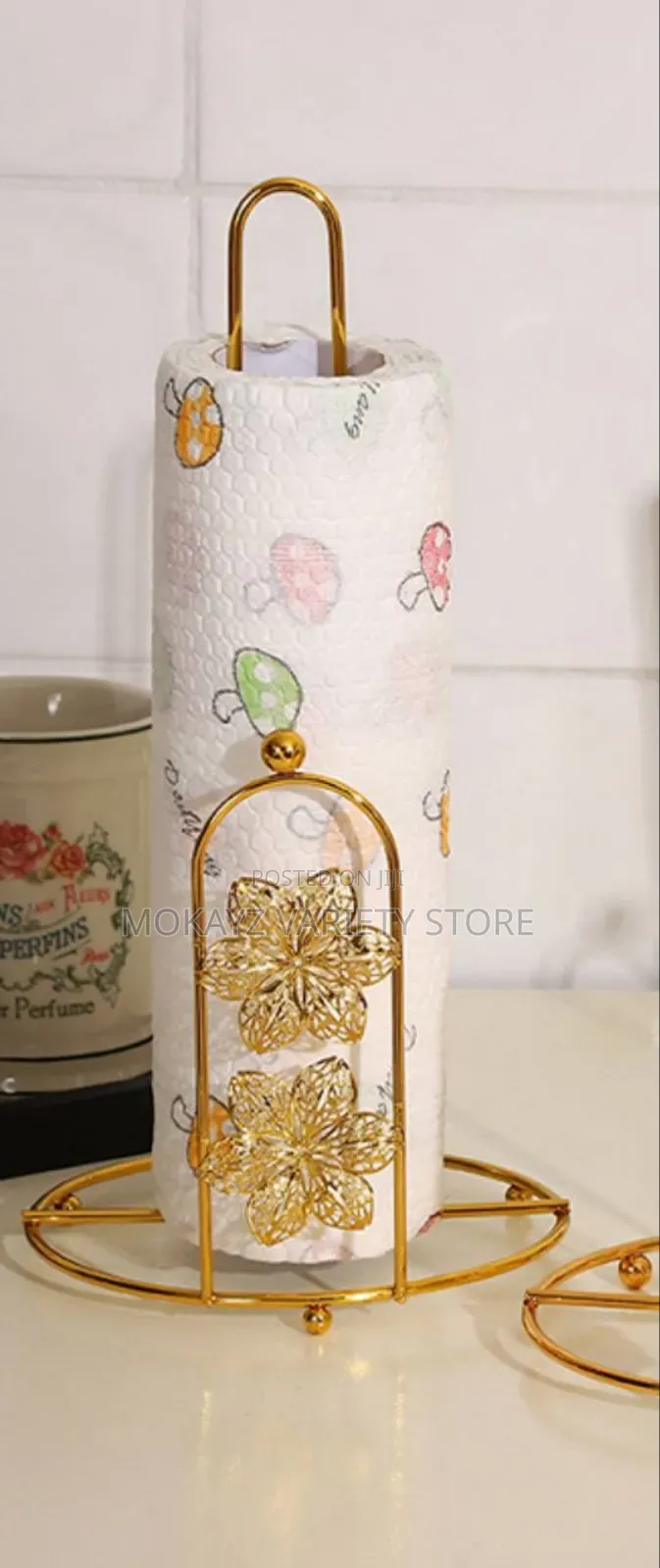 Creative Metal Gold Tissue Paper Holder / Rack /Gift Item /Souvenir