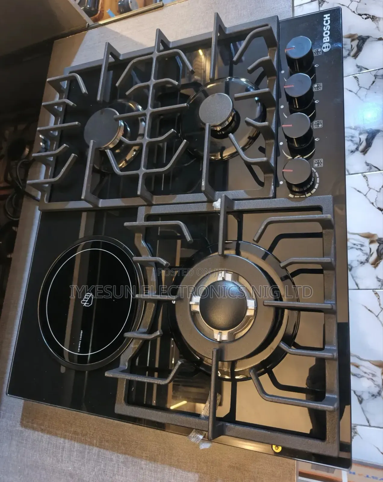 Quality Bosch Built-in 2026 New Design Luxury 3+1gas Electric Cooker