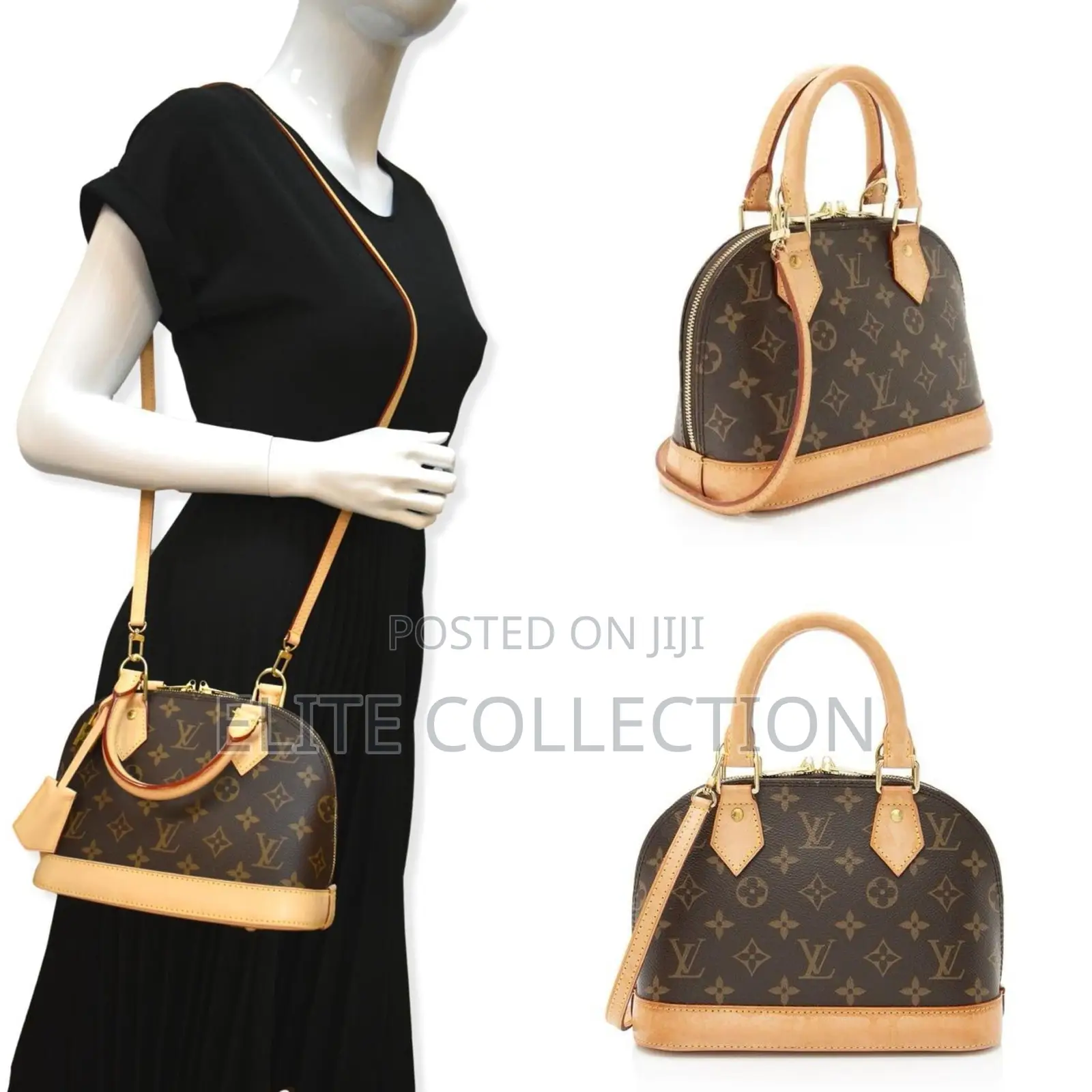 Luxury Grade a Louis Vuitton Alma Bb Monogram Bag Premium Quality 