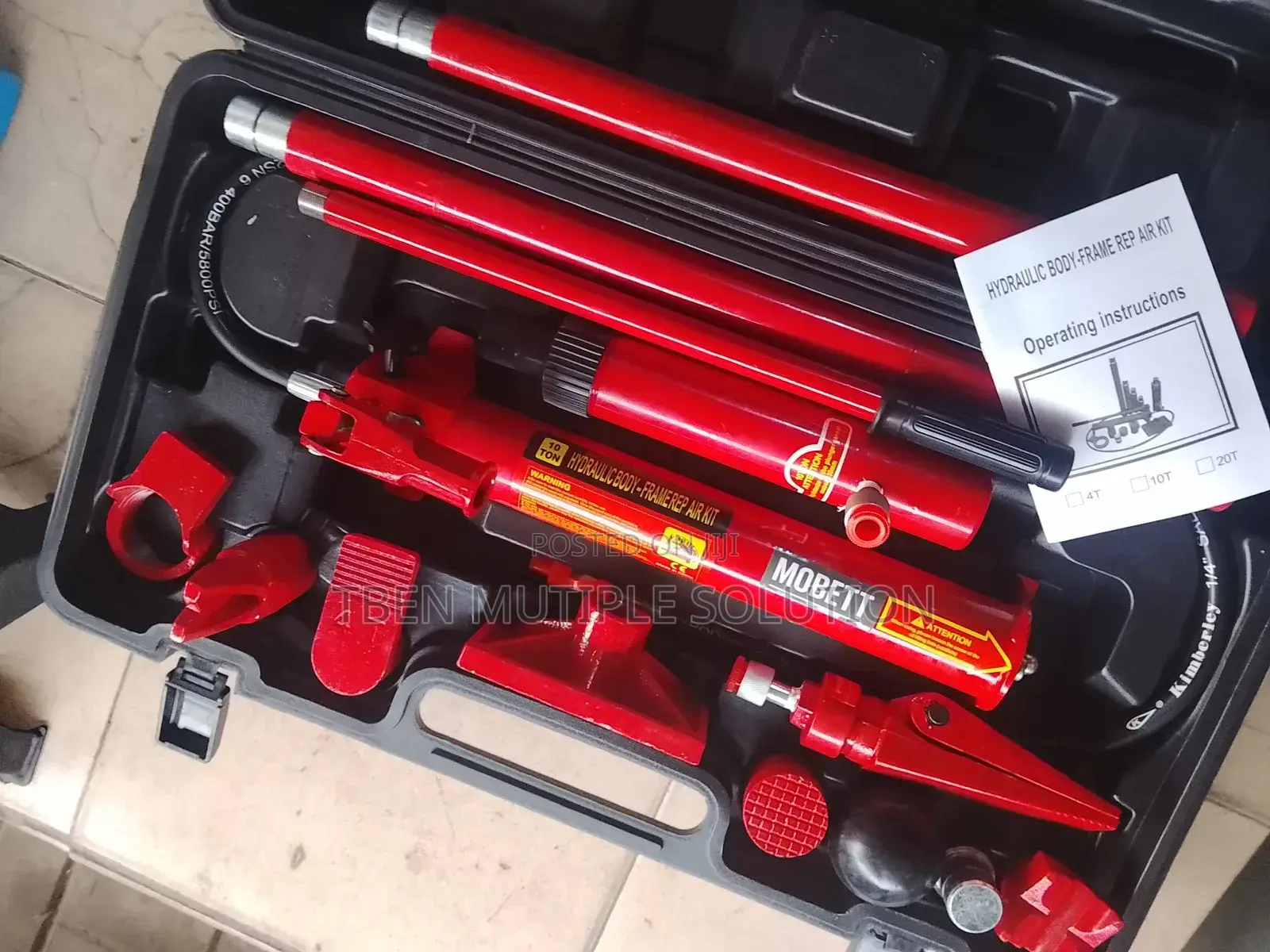 10 Ton Hydrolic Body Frame Ref Air Kit