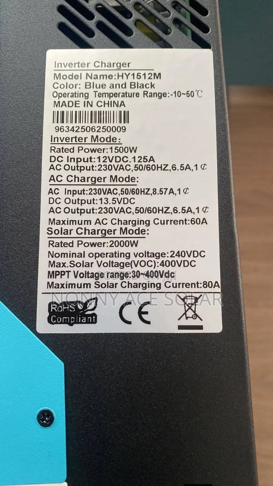 Ouyao 3kva 24v Hybrid Inverter With 400v Pv
