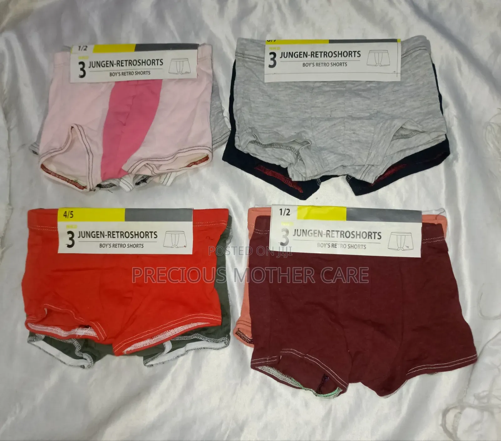 Quality Children 3 in 1 Boxer Shorts