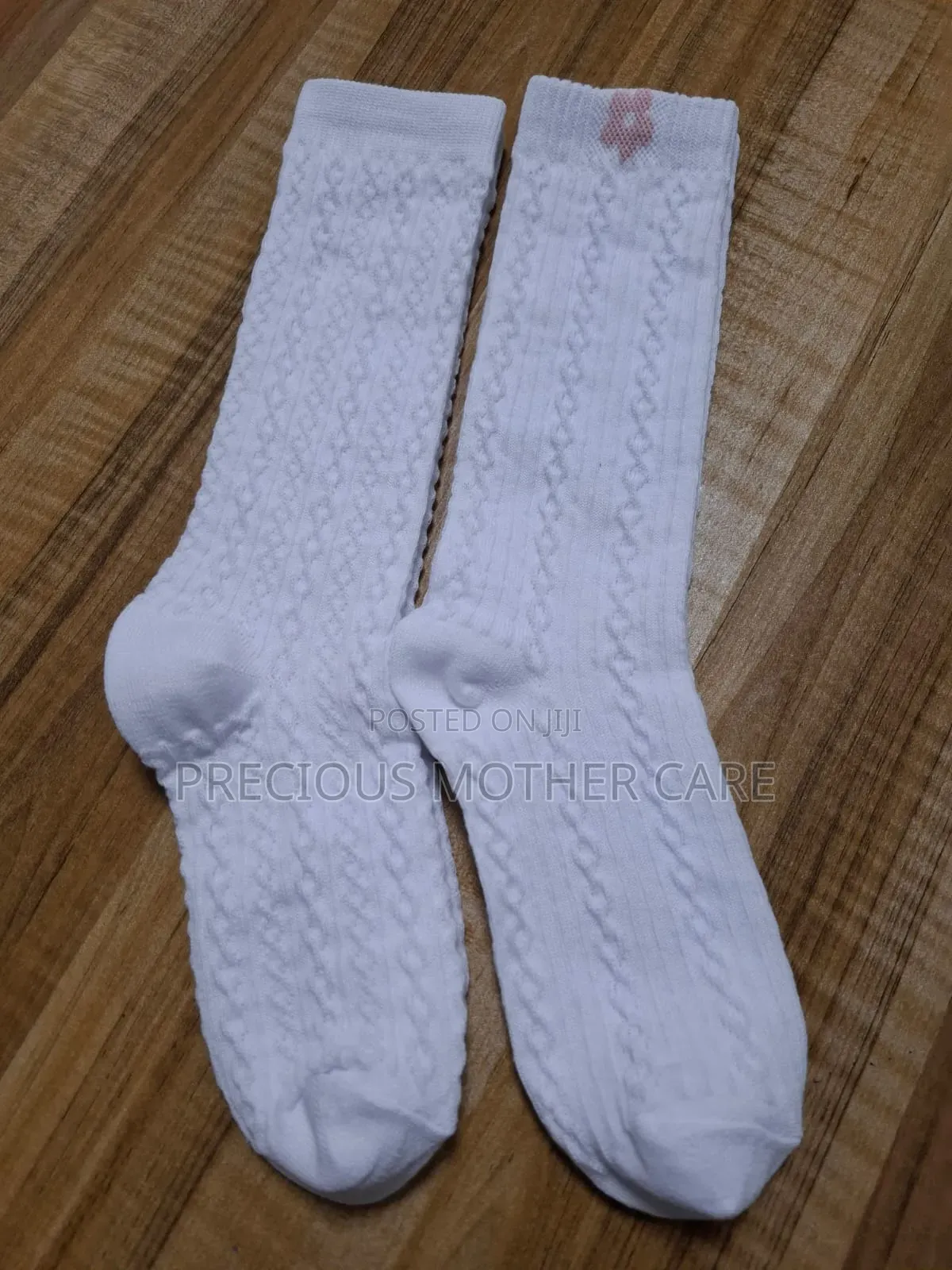White Long School Socks for Children School Sock 5 Pics 3-4 Years