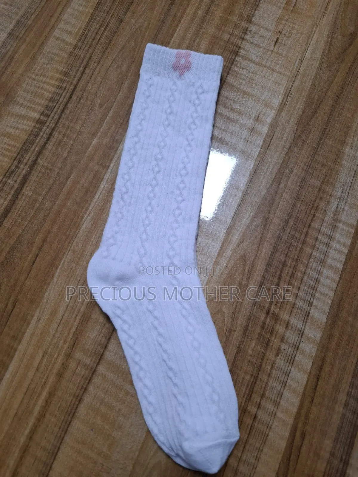 White Long School Socks for Children School Sock 5 Pics 3-4 Years