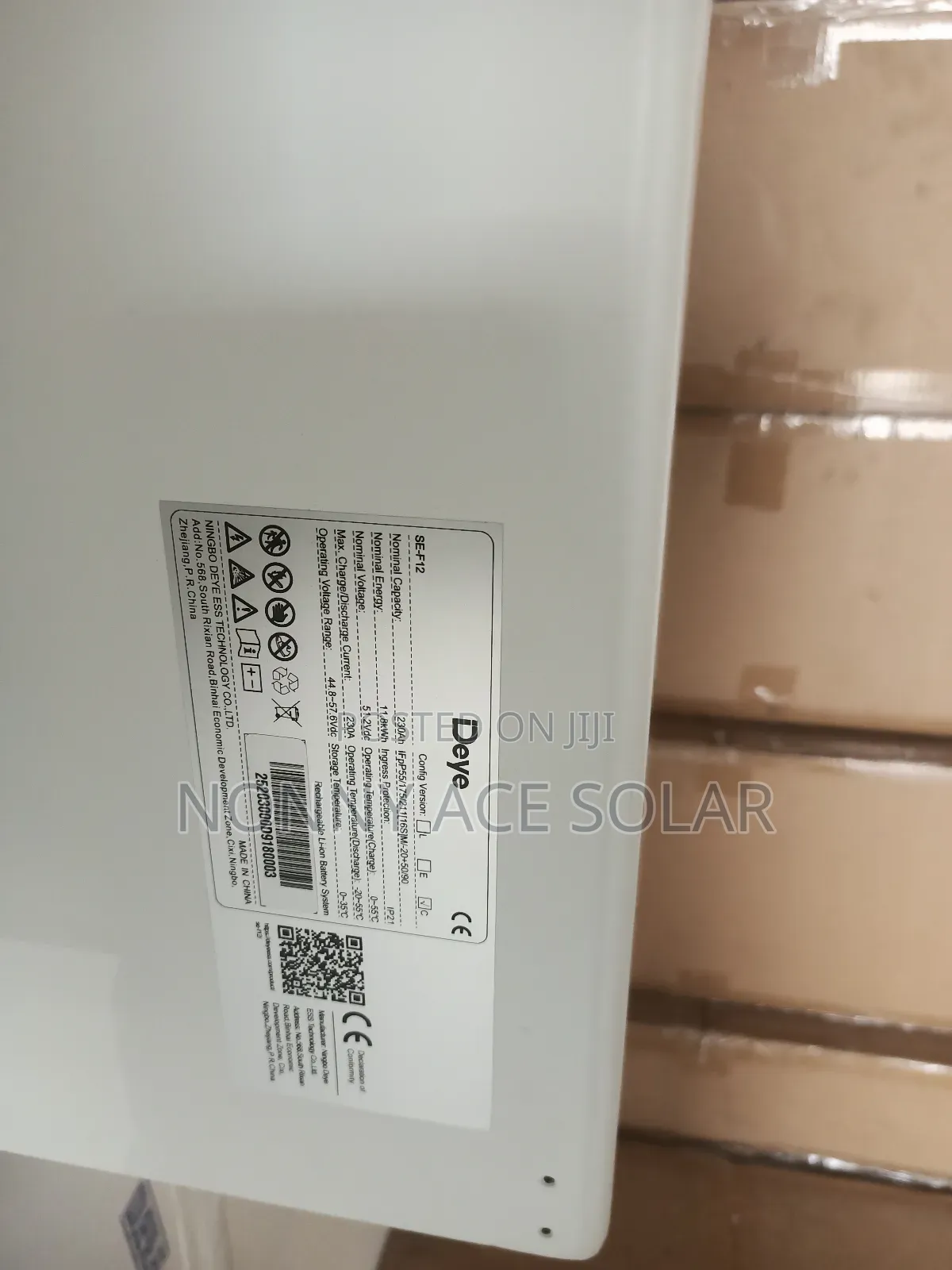 Deye Se-F12 12kwh Lithium Battery 48v