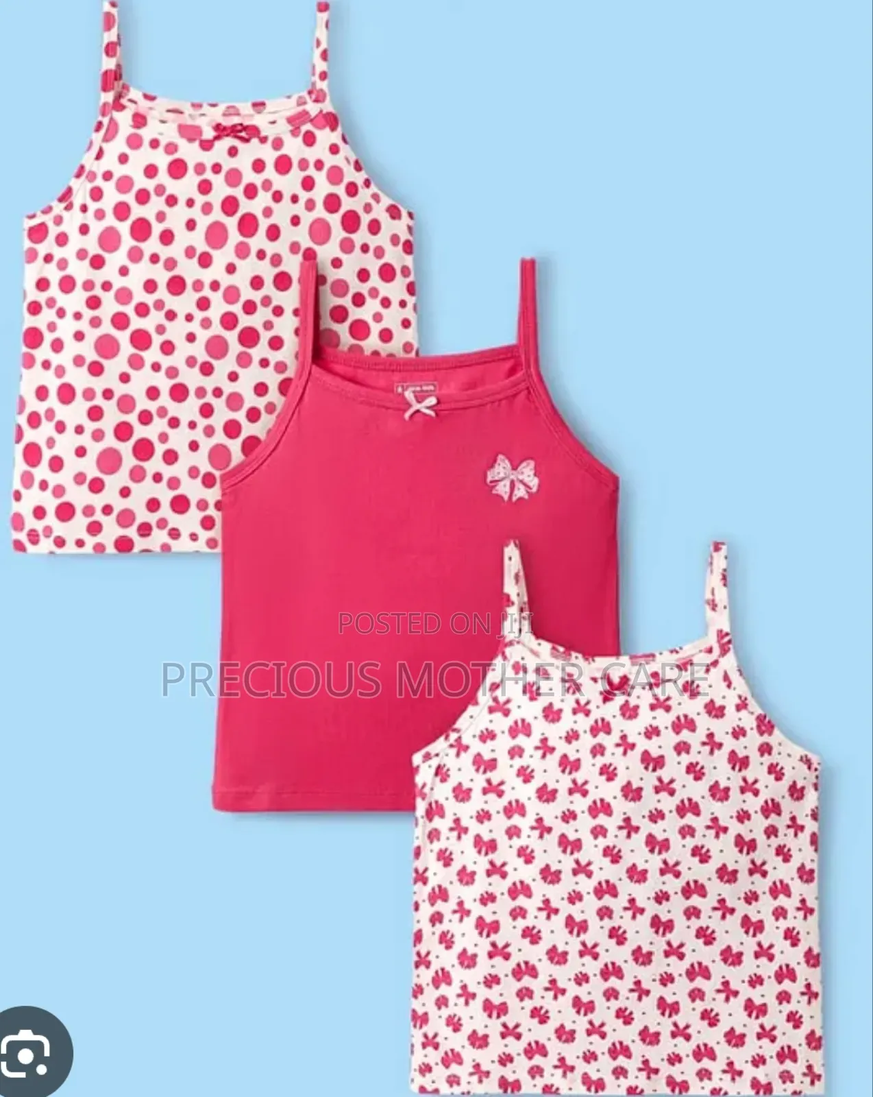 Hema Quality 4 in 1 Girls Children Colored Singlet