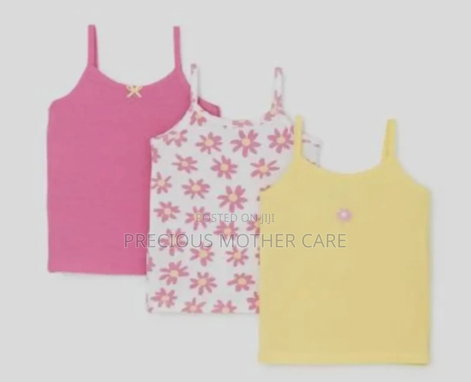Hema Quality 4 in 1 Girls Children Colored Singlet