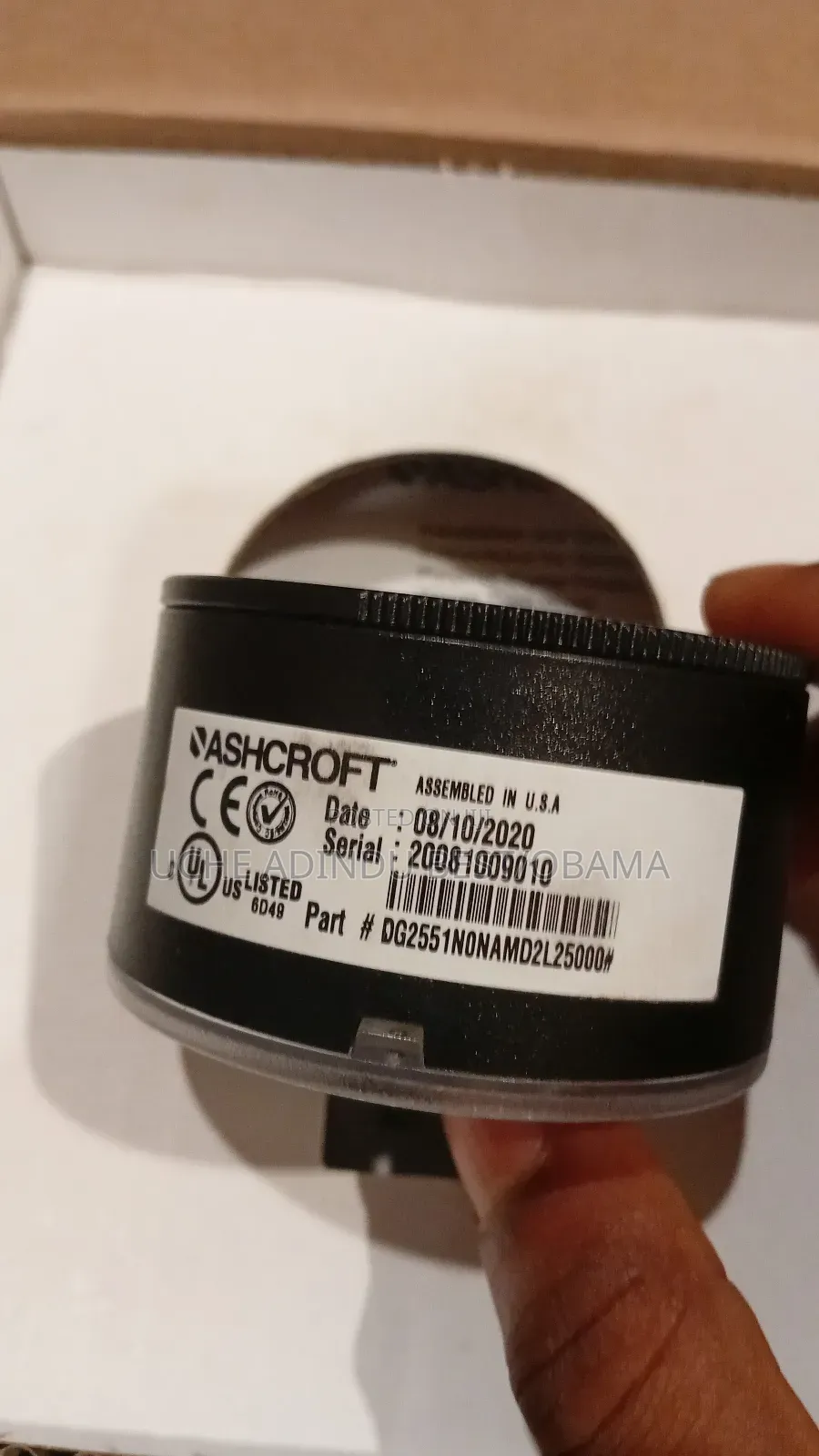 Ashcroft Digital Pressure Gauge 0-25,000psi Original