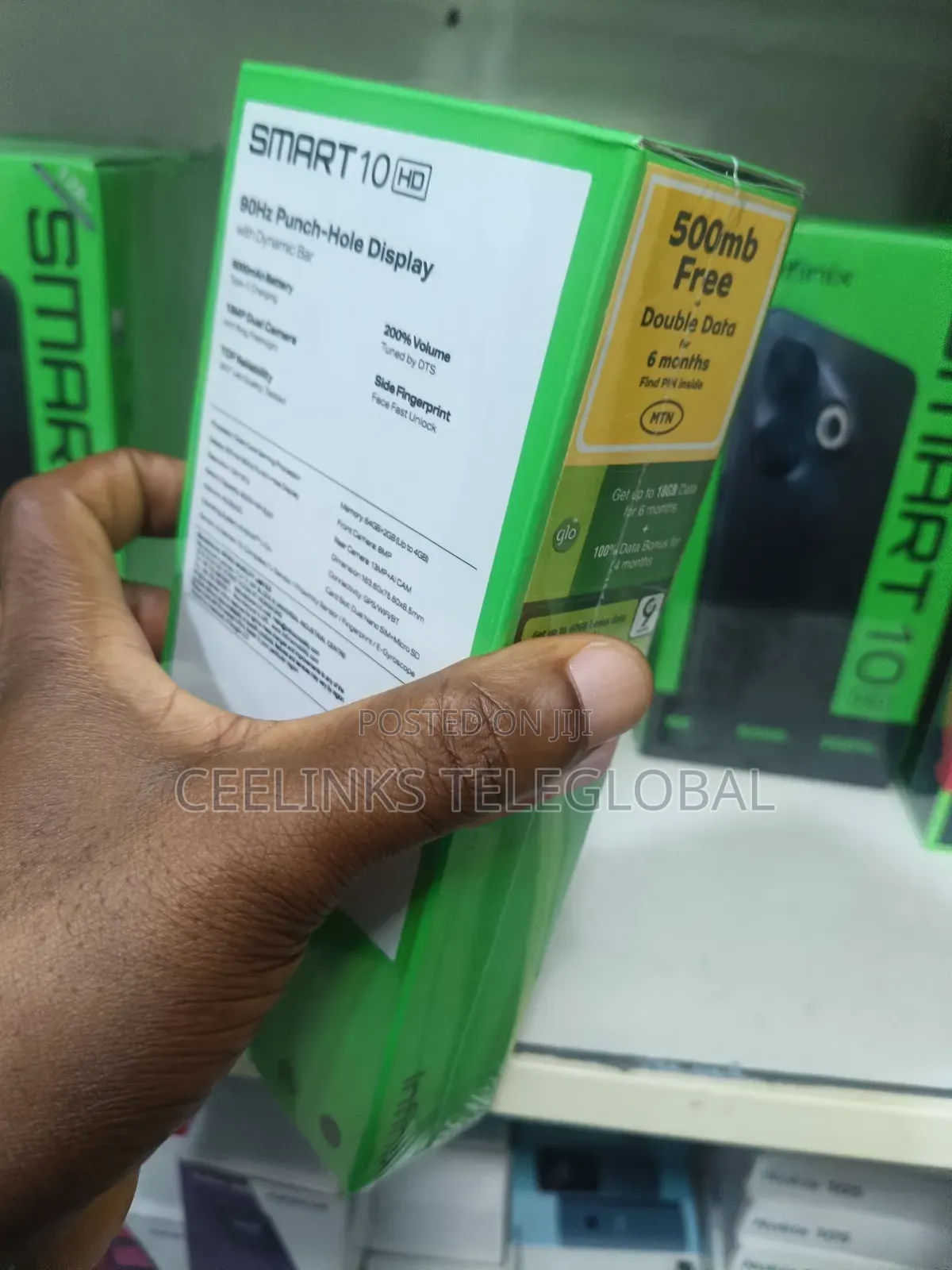 New Infinix Smart 10 HD 64 GB Green