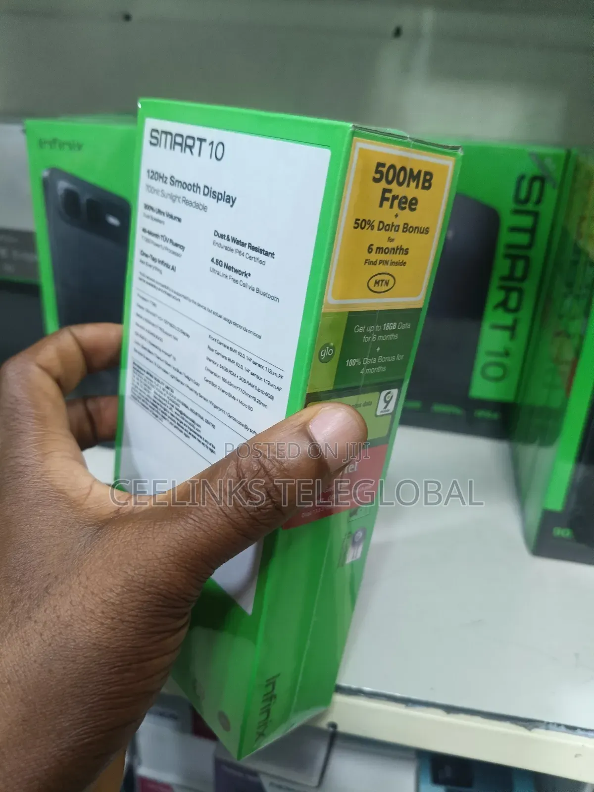 New Infinix Smart 10 64 GB Black