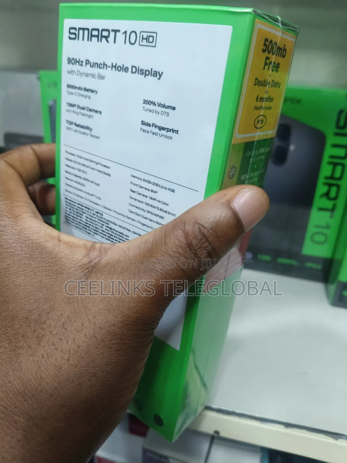 New Infinix Smart 10 HD 64 GB Blue