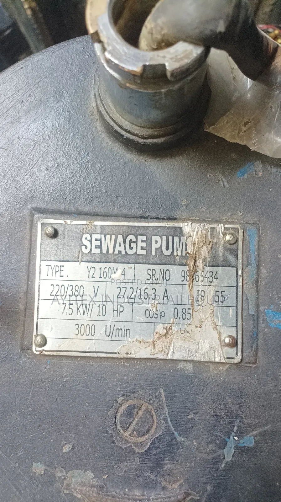 Sewage Pump 7.5kw 10hp