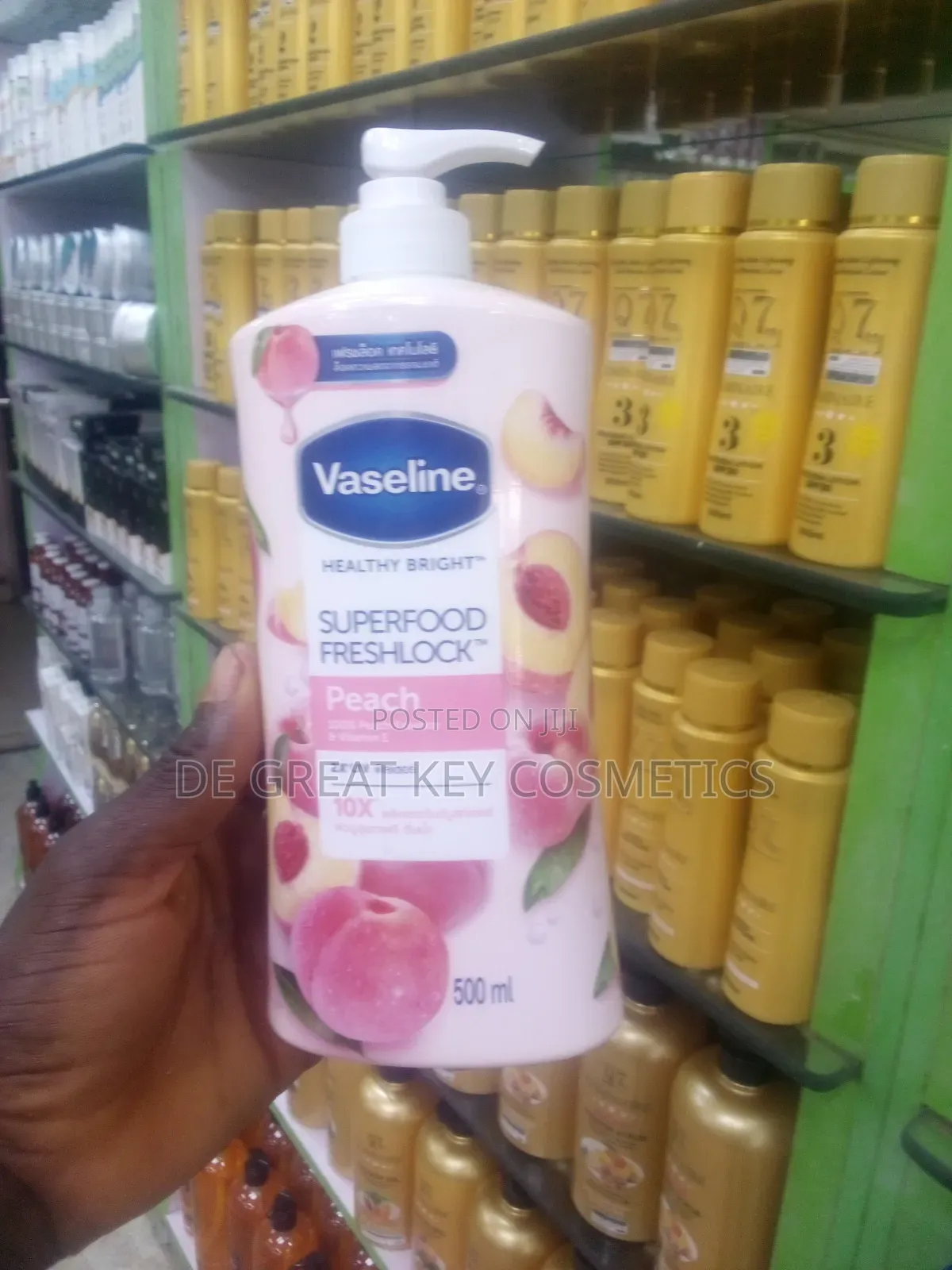 Vaseline Superfood Freshlock Peach Lotion