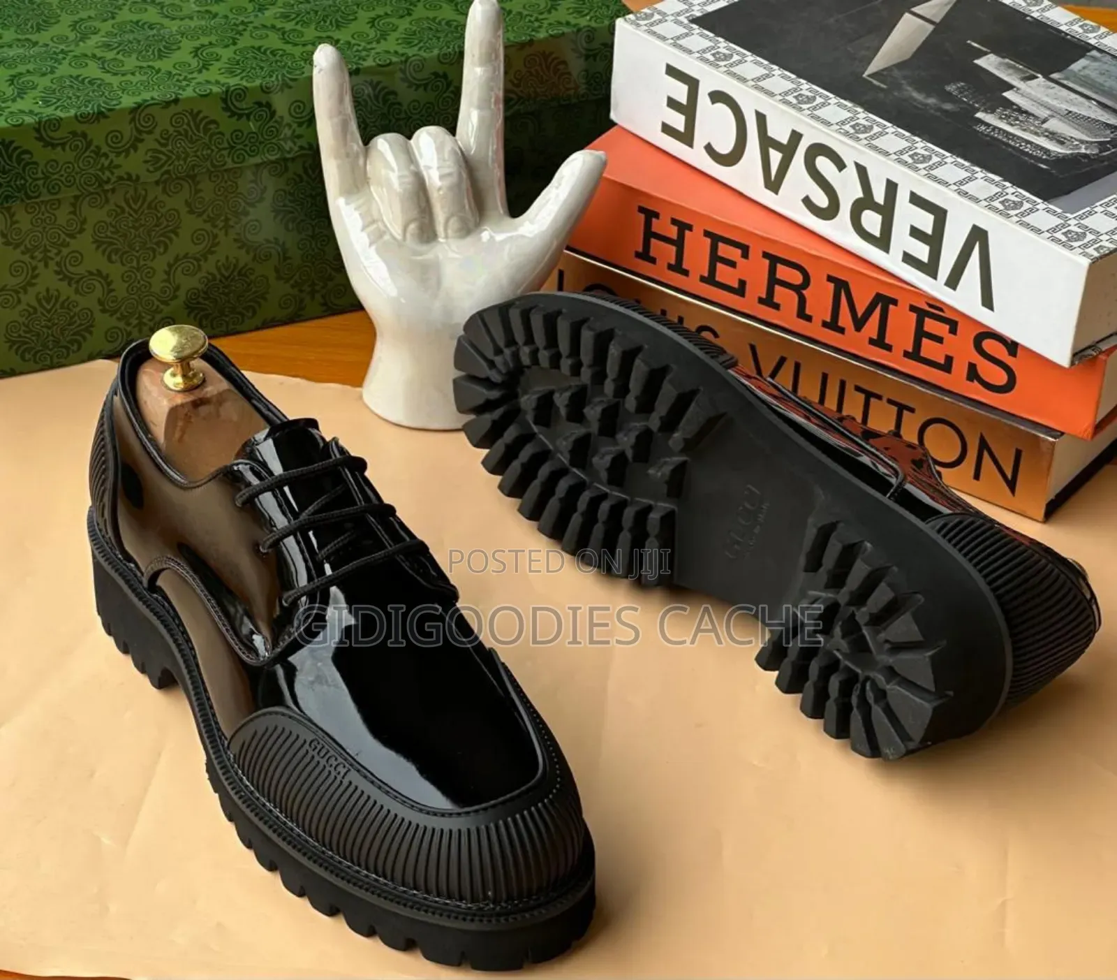 Gucci Wetlook Dress Shoes