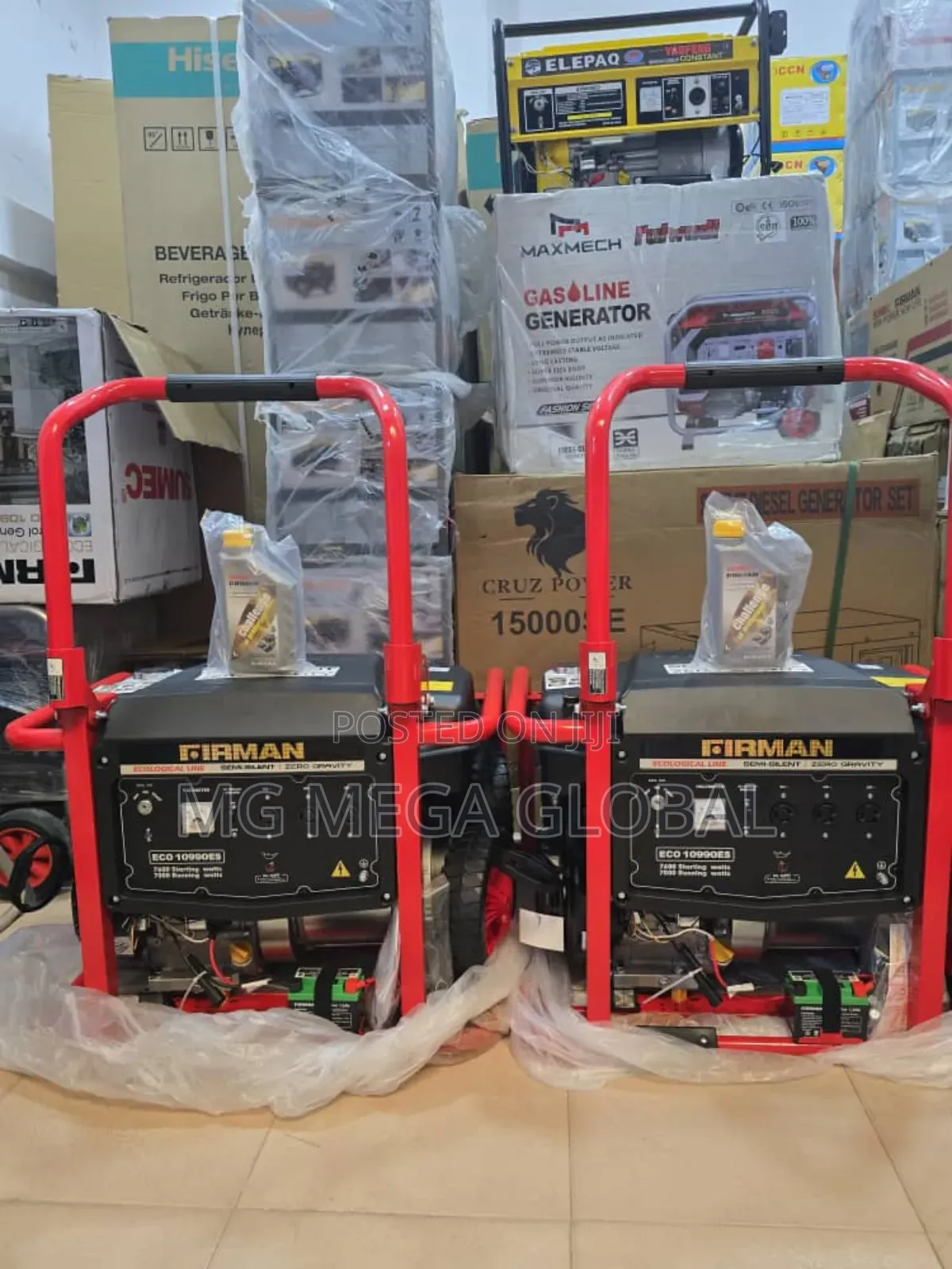 7.6kva Firman Petrol Generator Model Eco10990e2 100%Copper Coil