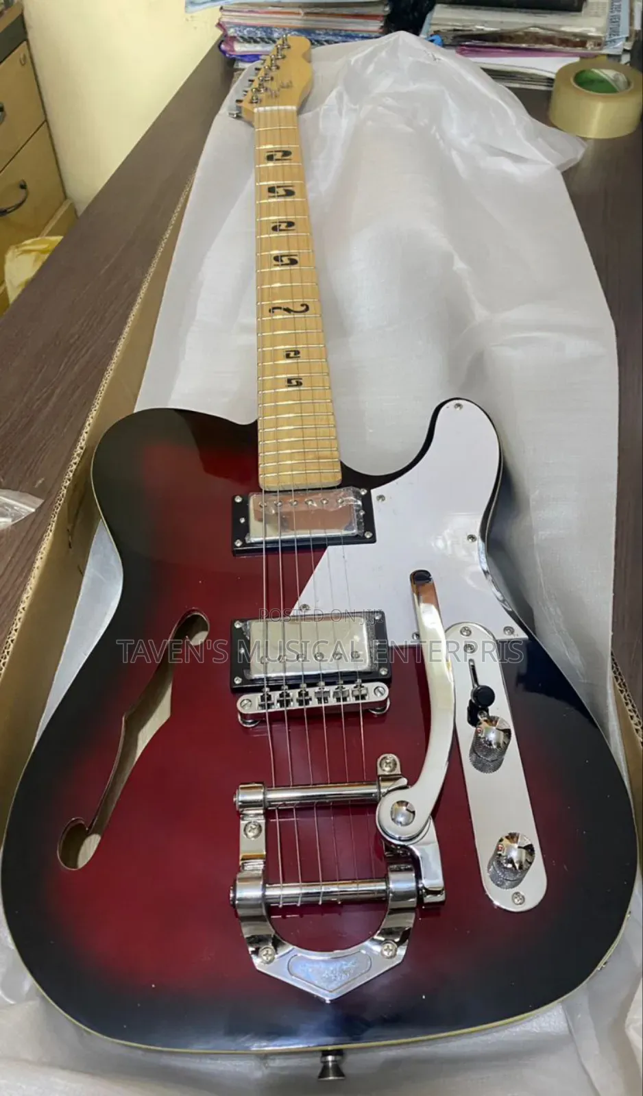 Epiphone Telecaster Style Semi-Hollow Body Electric Guitar