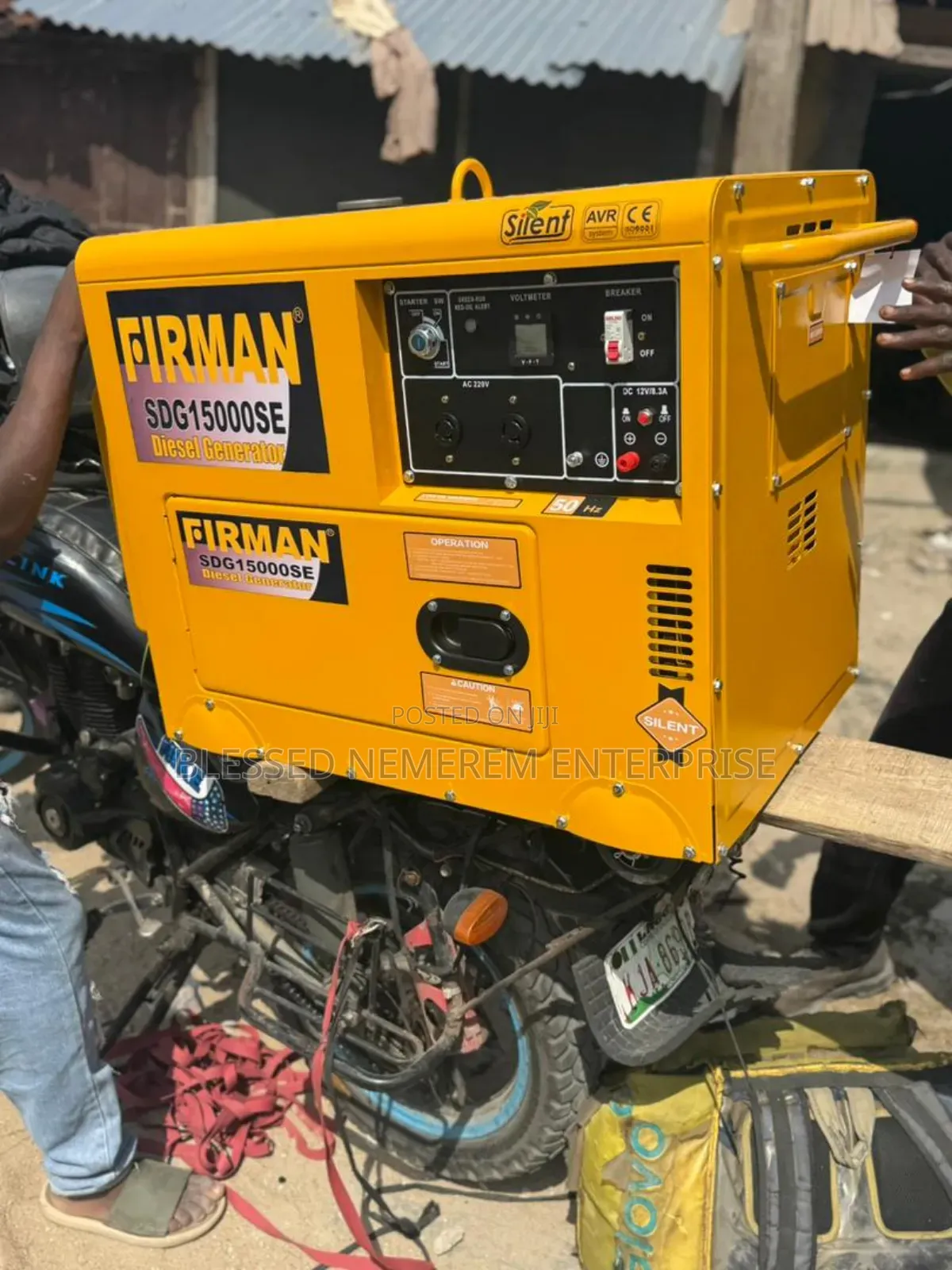 (12.5.K.V.A)A Brand New Firman Diesel Soundproof Gen(Model Sdg15000se)