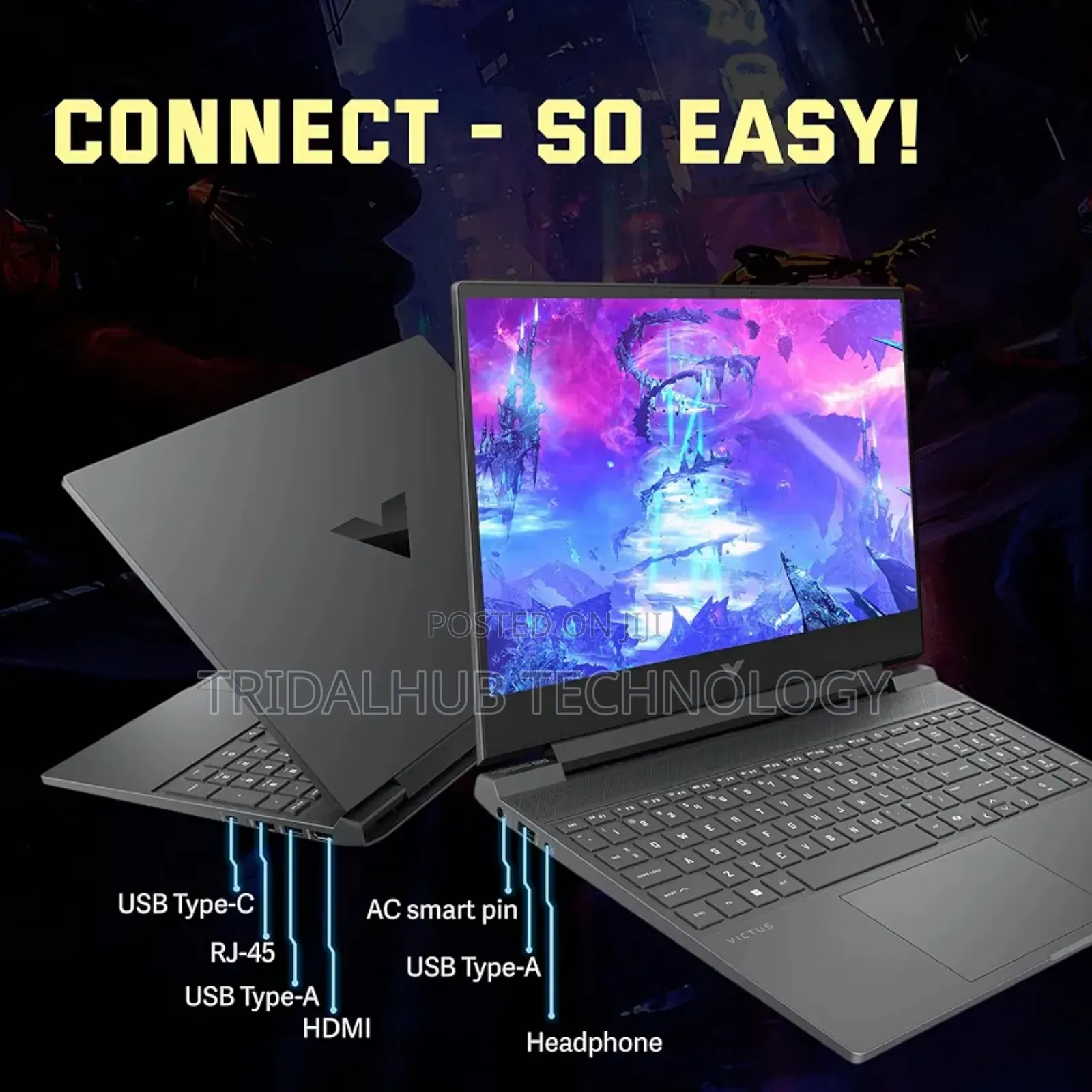 New Laptop HP Victus 15 16GB Intel Core i7 SSD 1T