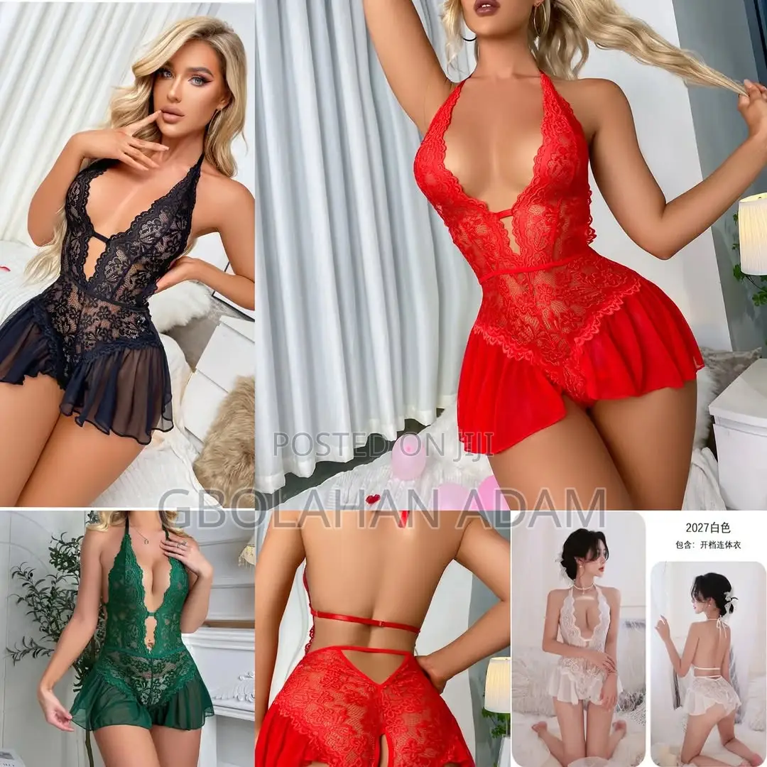 Women's Deep-v Lace Bodysuit