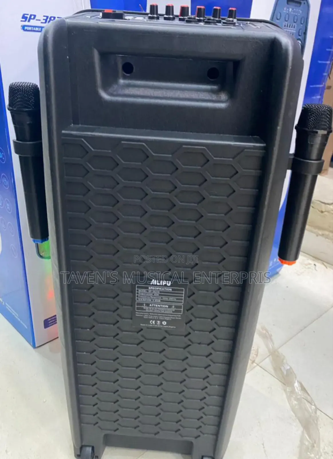 Ailipu Sp-3820d Portable Rechargeable Party Speaker