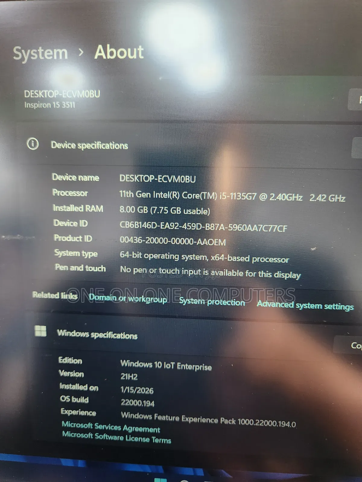 Laptop Dell Inspiron 15 3521 8GB Intel Core I5 SSD 256GB