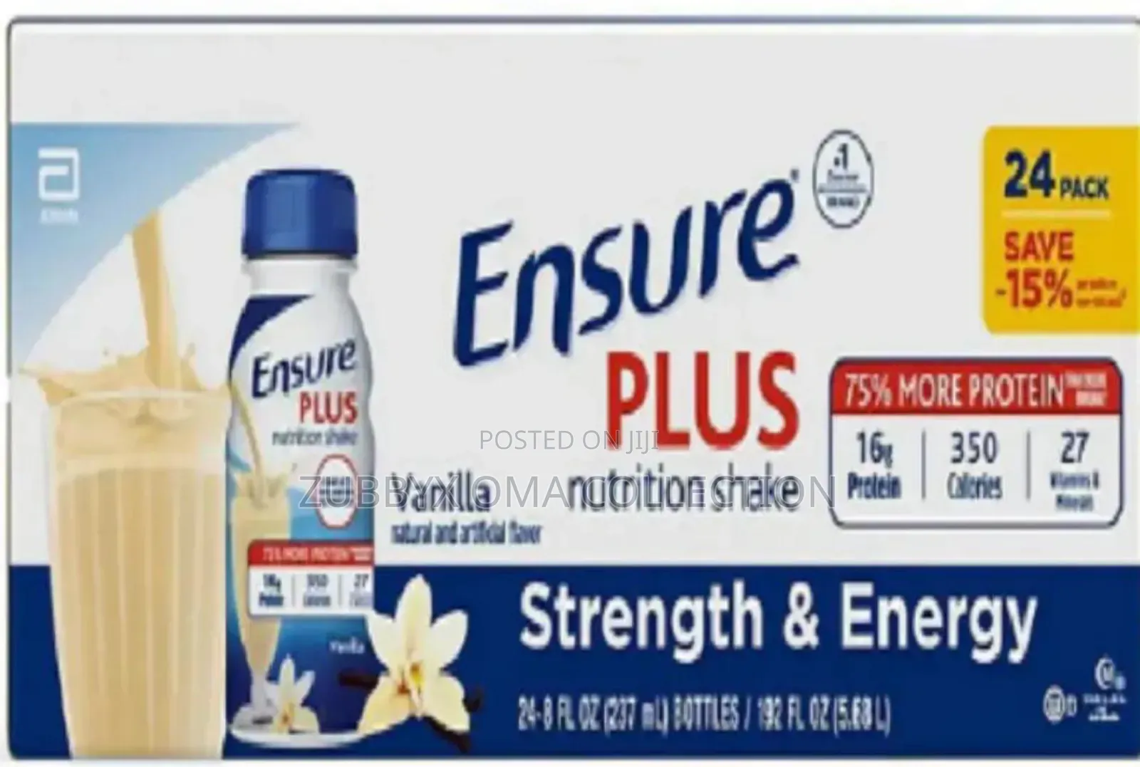 Ensure Plus Nutrition Shake 8 Fl Oz (24 Pack)