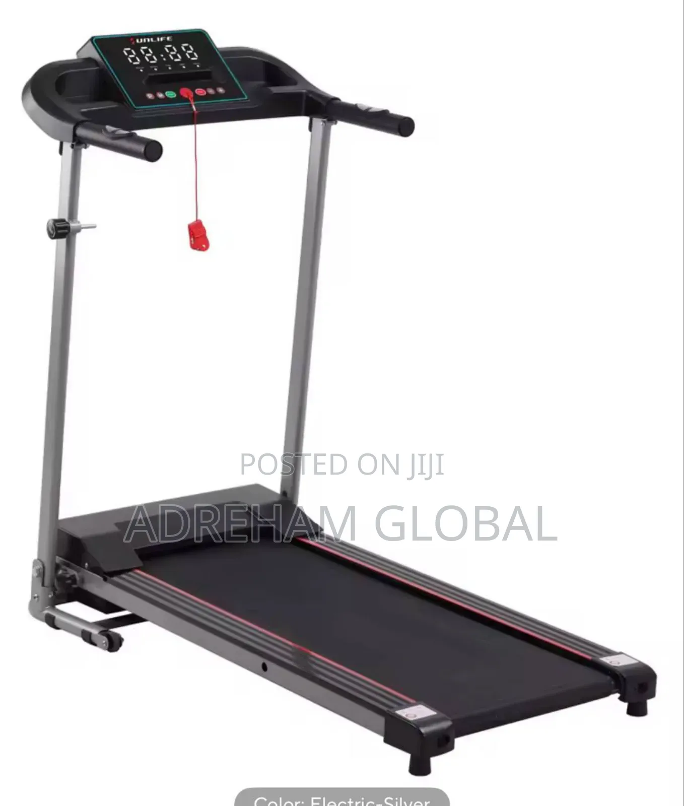 High Quality Gym Treadmill Machine Lcdscreen Mechanical Driving Pad
