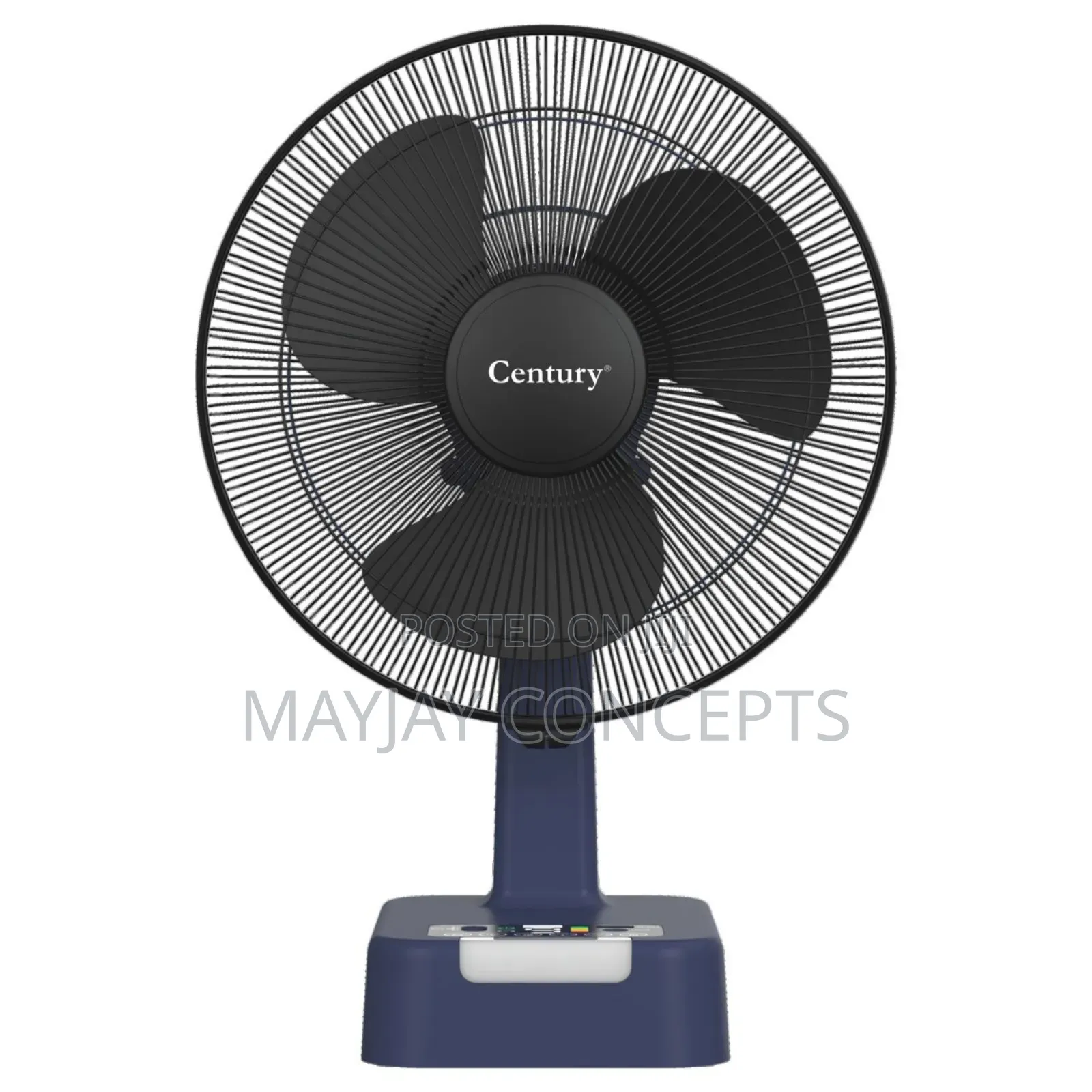 Century 12" Rechargeable Fan Table and Wall Fan