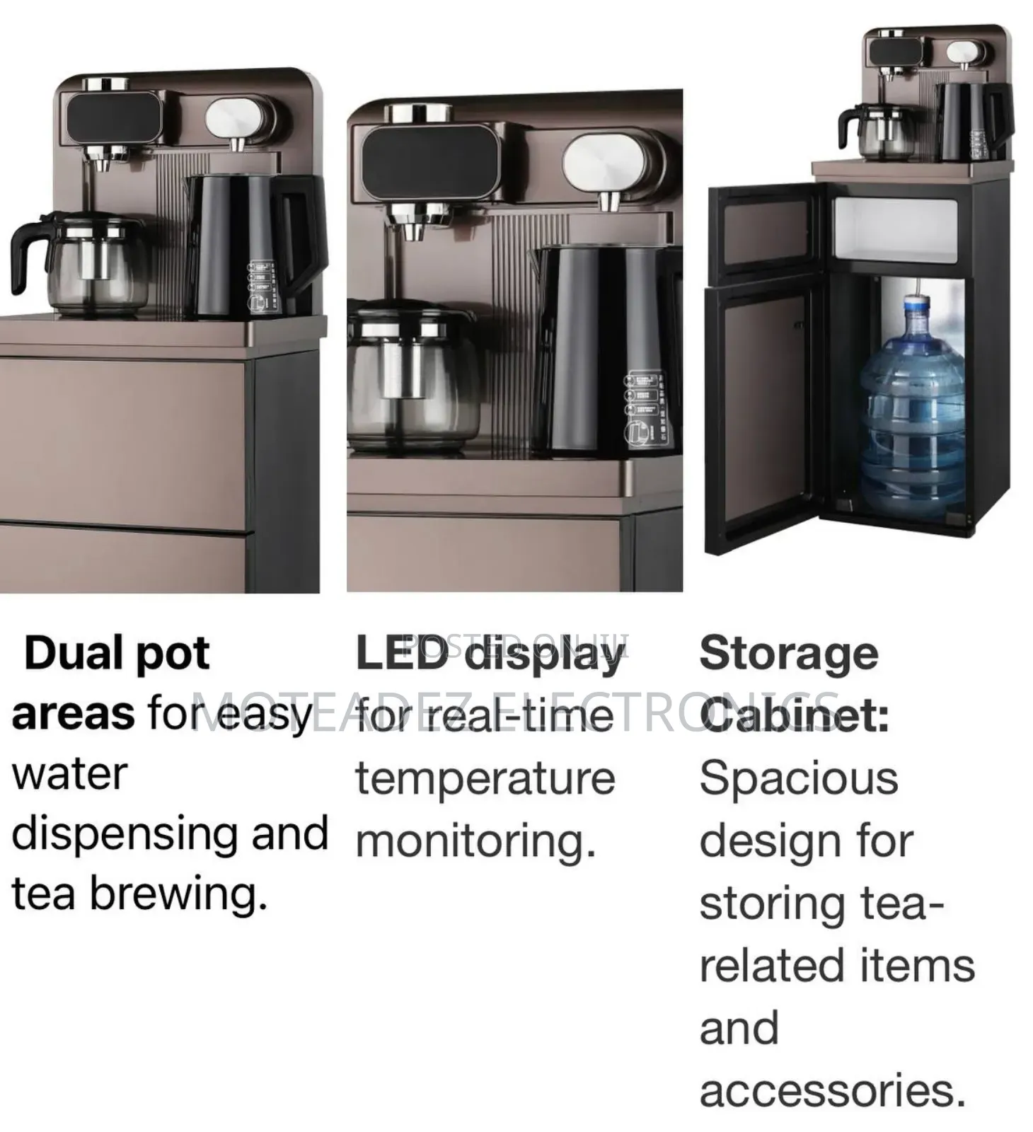 Big Size Bottom Load Smart Touch Hot Cold Water Dispenser With 2jugs