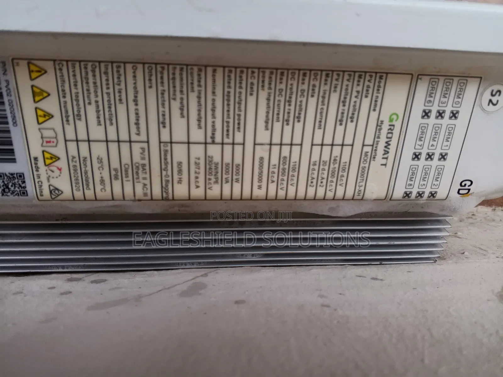 Growatt Mod 5000tl3-Xh 3 Phase Inverter