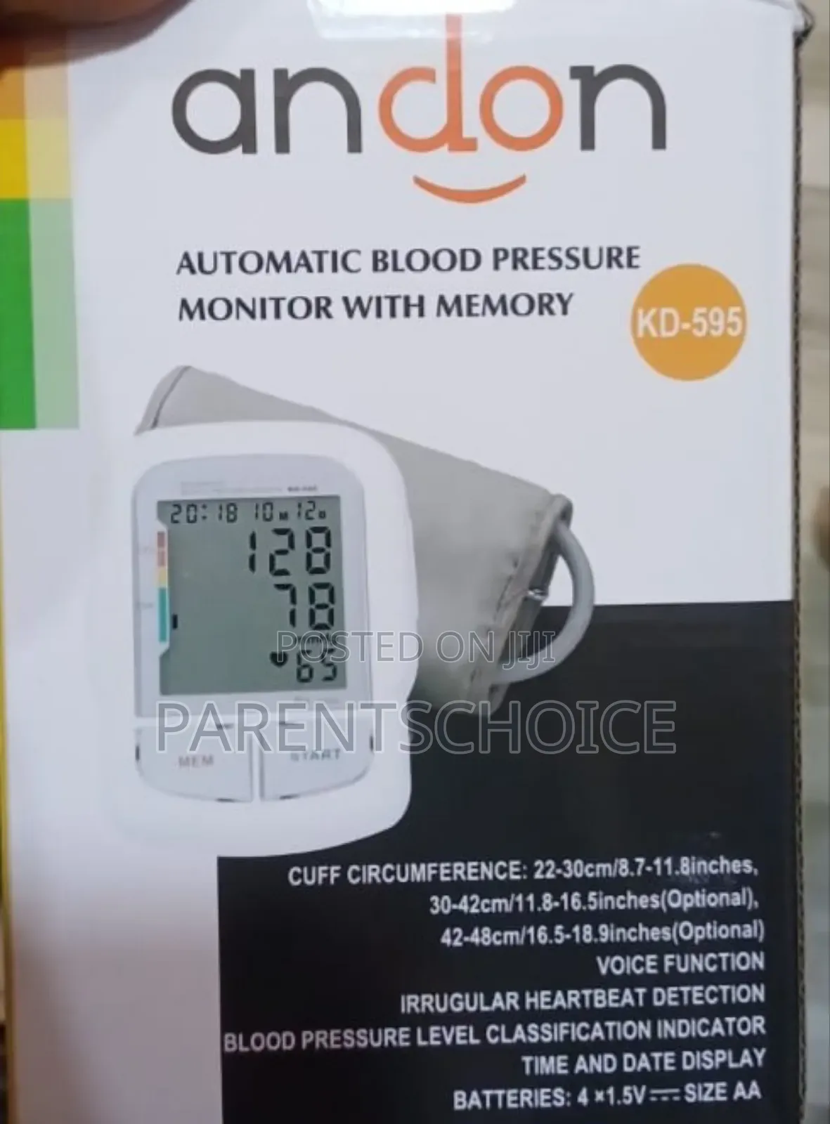 Andon Automatic Blood Pressure Monitor