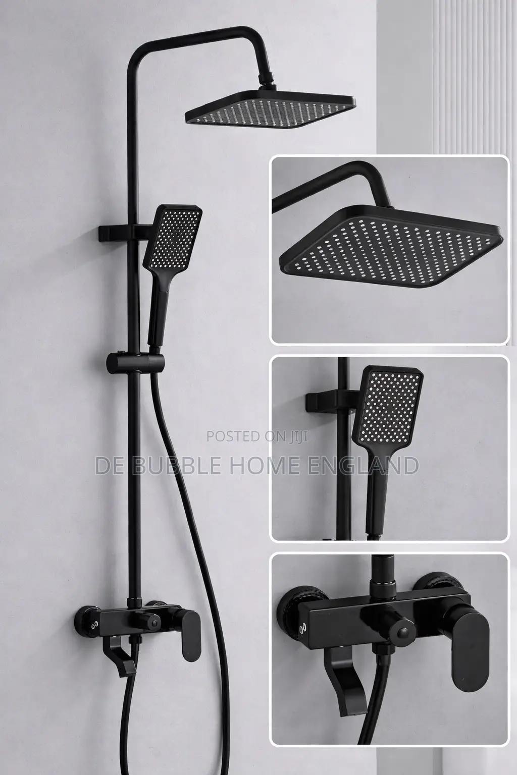 Executive Shower Mixer Black