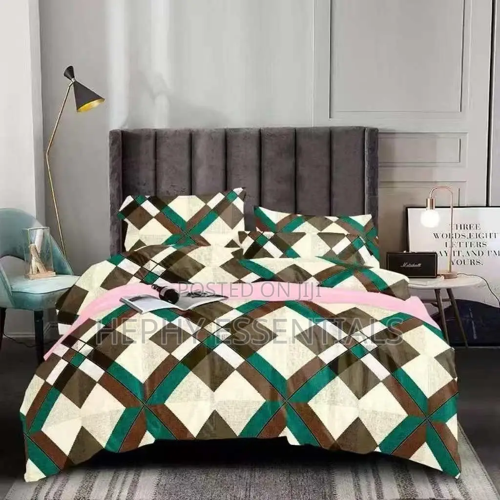 Bedding Set , 4x6 Get 2 Set of Bedsheet and Pillowcase With Duvet