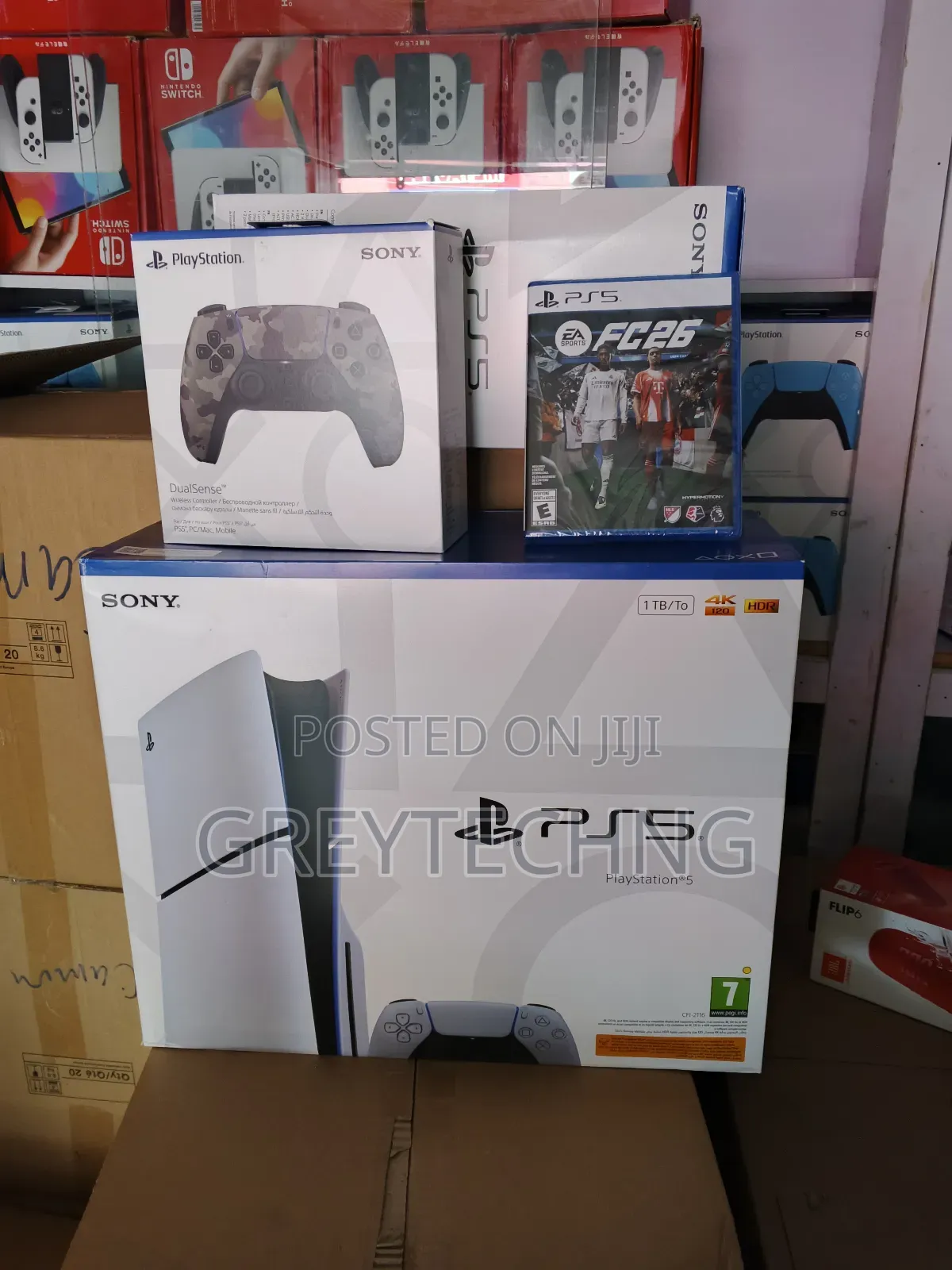 Playstation 5 Slim 1 Terabyte,Fc26 and Controller Combo