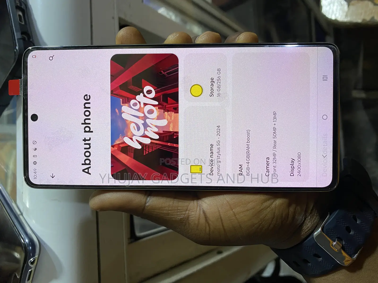 Motorola Moto G Stylus 5G (2024) 128 GB Yellow