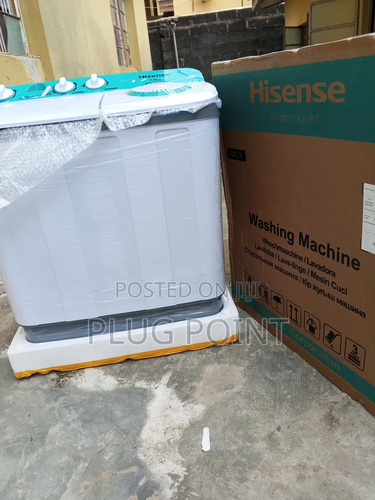 Hisense Wsqb753 7.5 Kg Laundry Solution