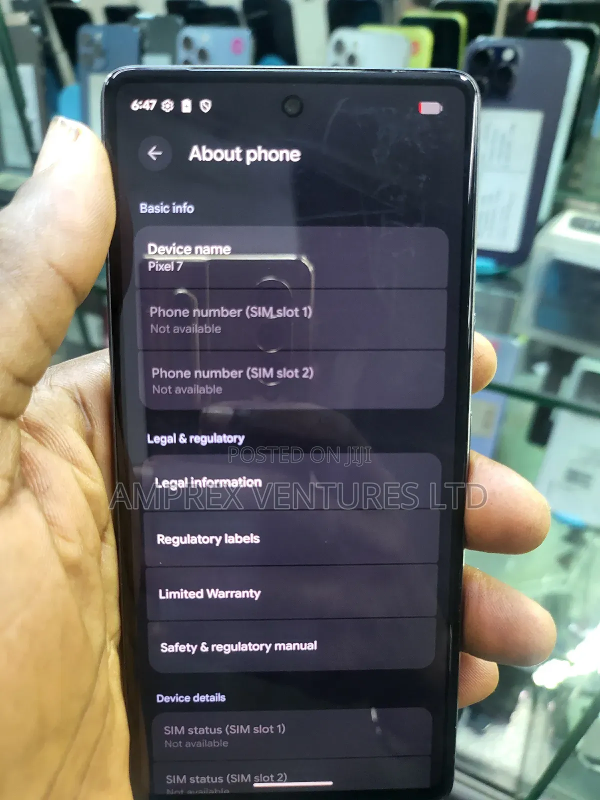 Google Pixel 7 128 GB Black