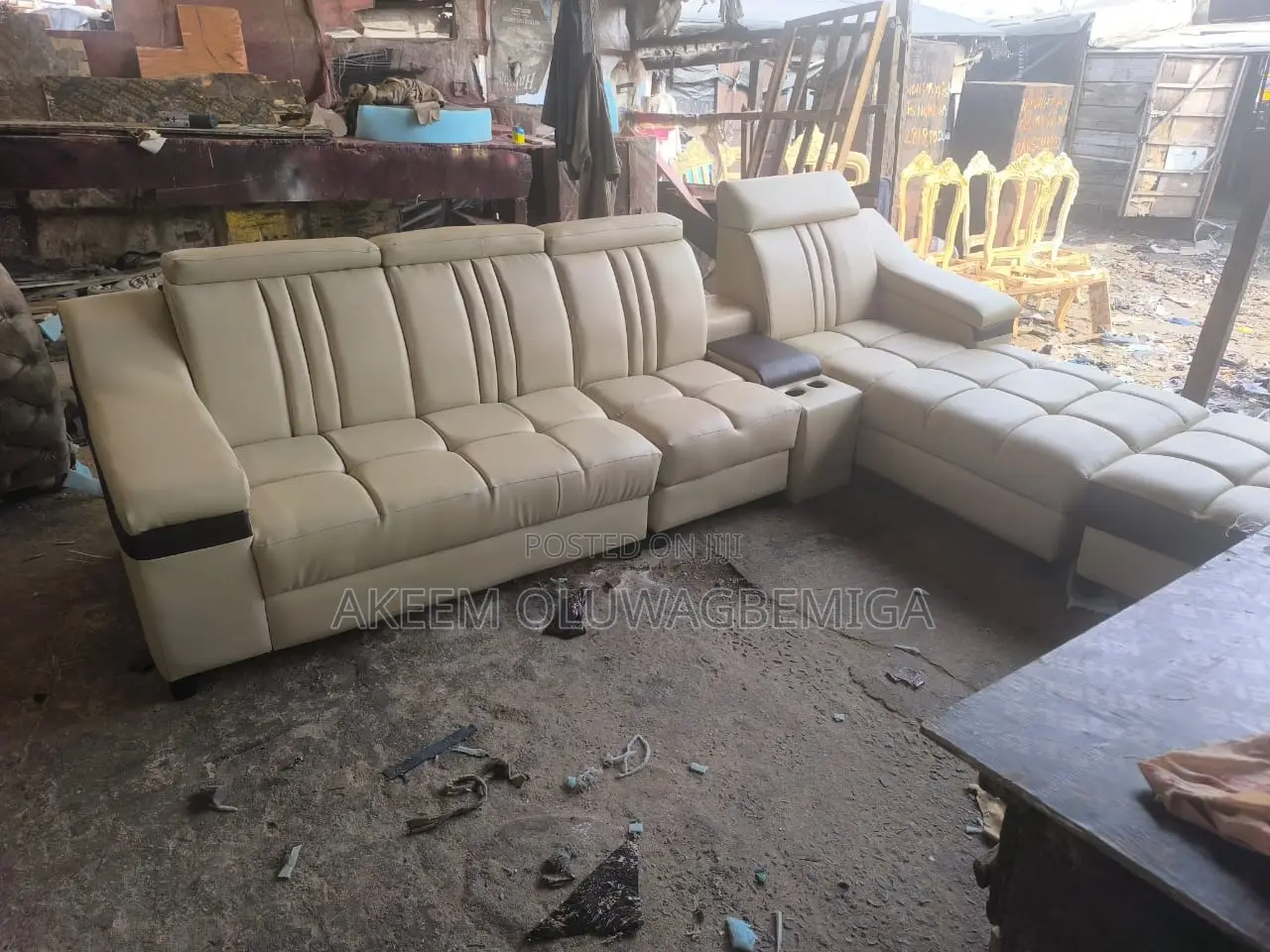 Fully Furnished L Shaped Sofa