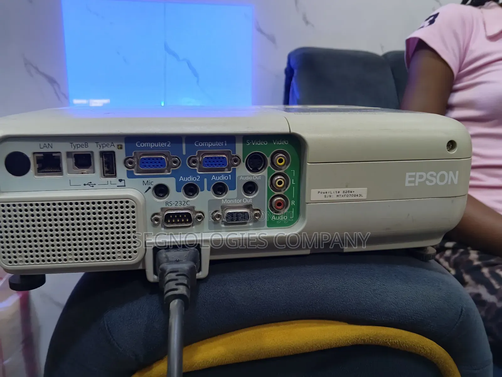 Epson Powerlite 826w+ 2500 Lumens Multimedia Projector
