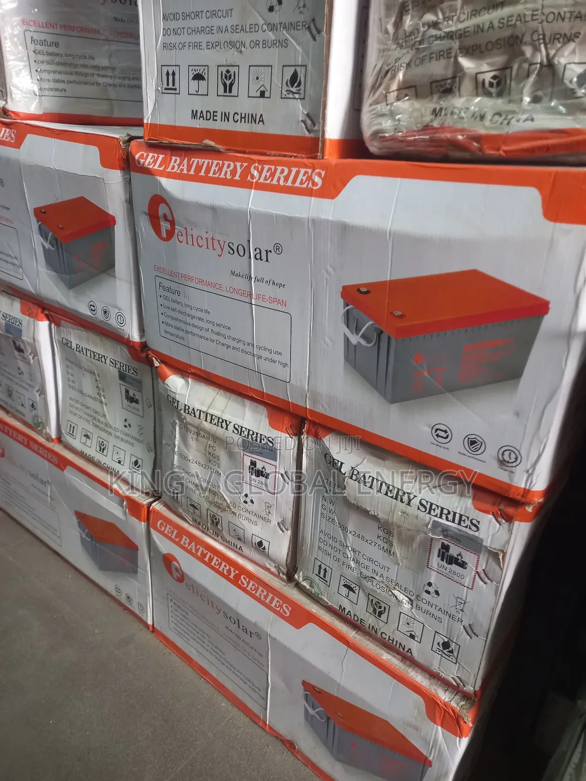 Felicity Solar Gel Battery 200ah/12v